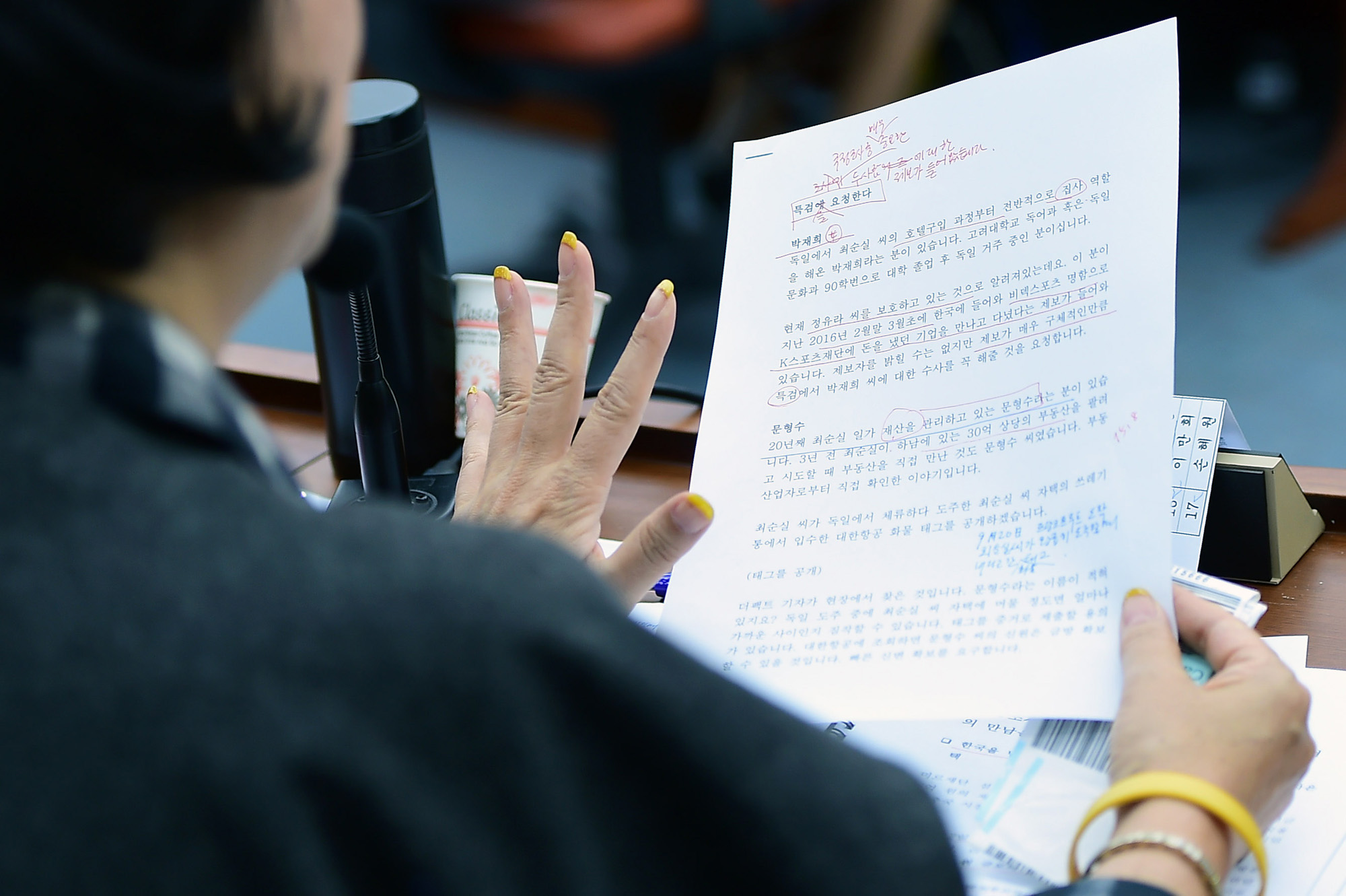 국회;청문회;국조특위;국정조사;최순실;박근혜;국정농단