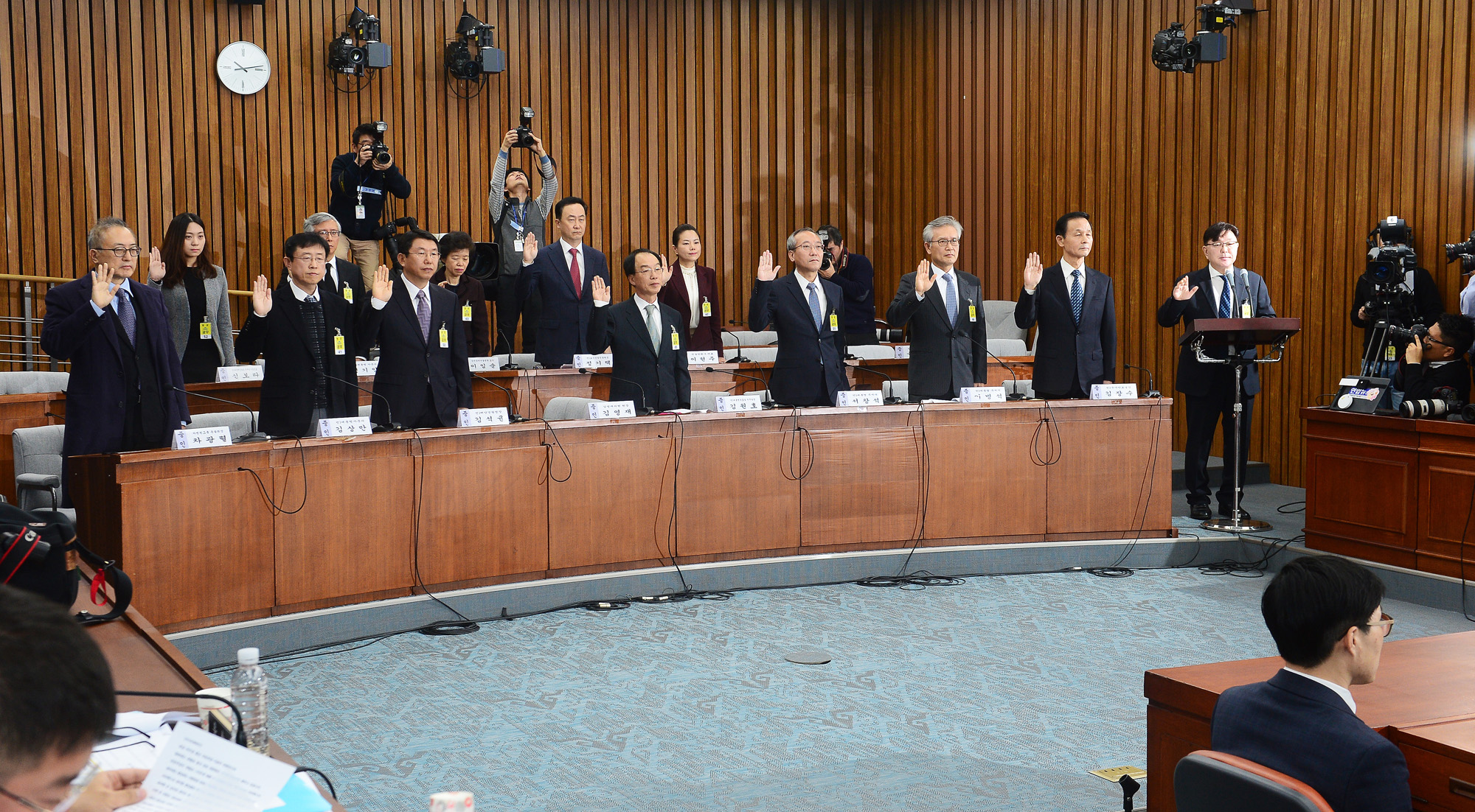 국회;청문회;최순실;박근혜;국정농단