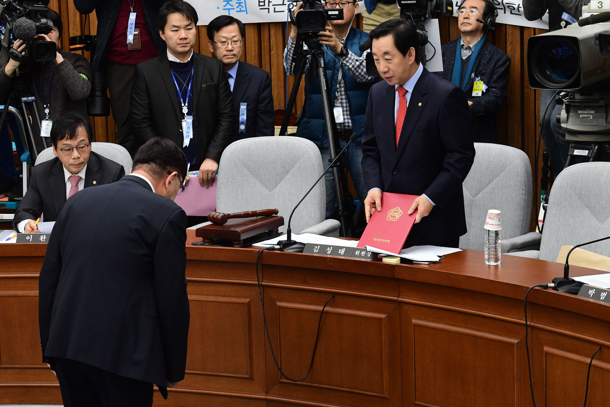 김영재;김성태;박근혜;최순실;국정조사