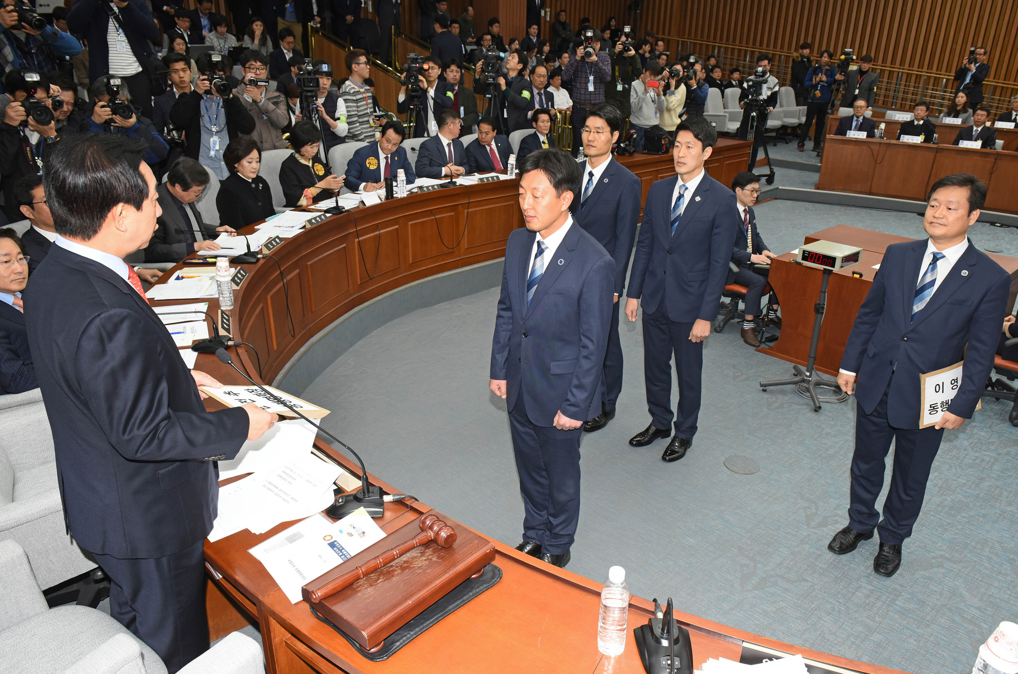 국회;청문회;최순실;박근혜;국정농단