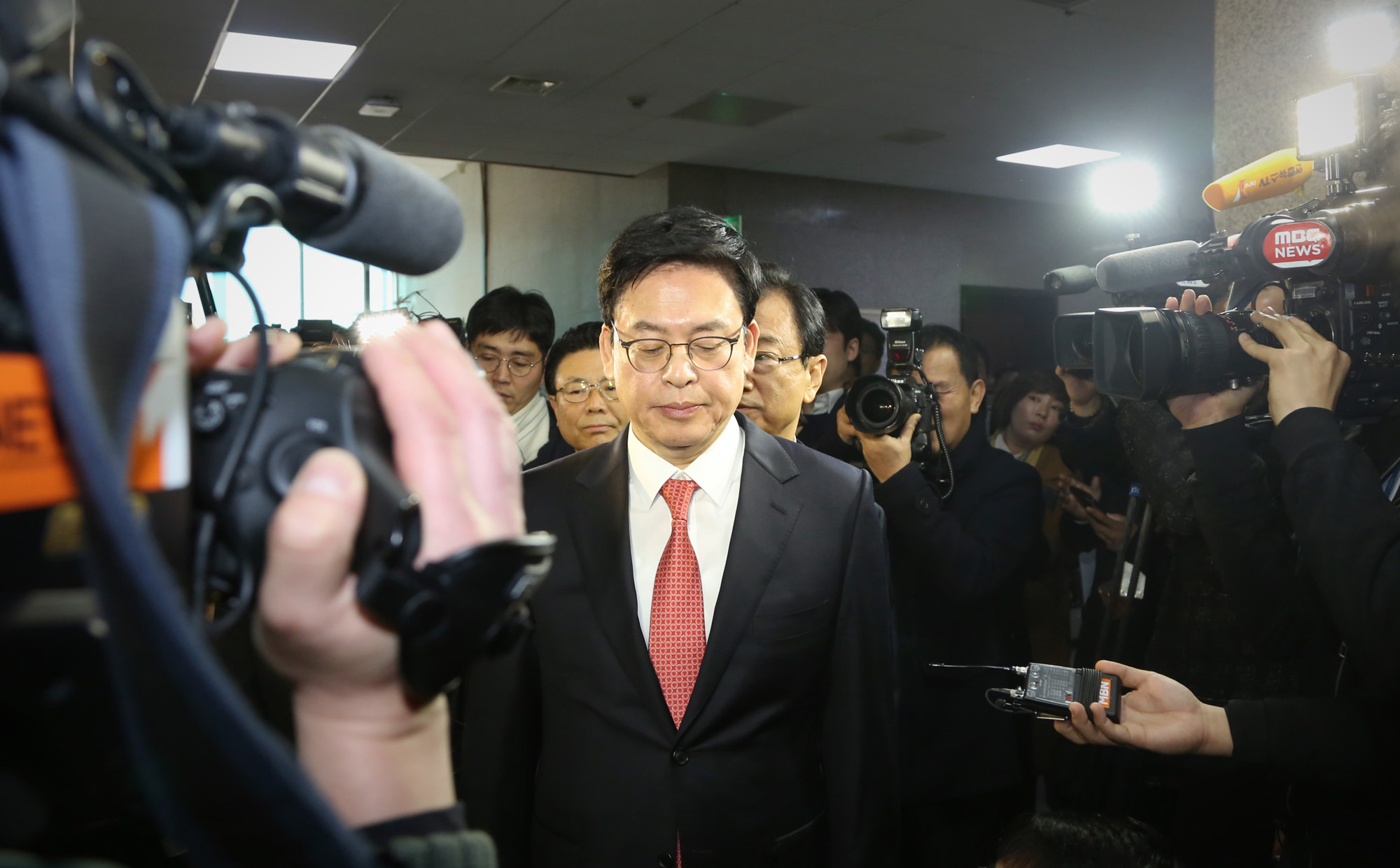 정치;국회;새누리당;정우택;야당방문