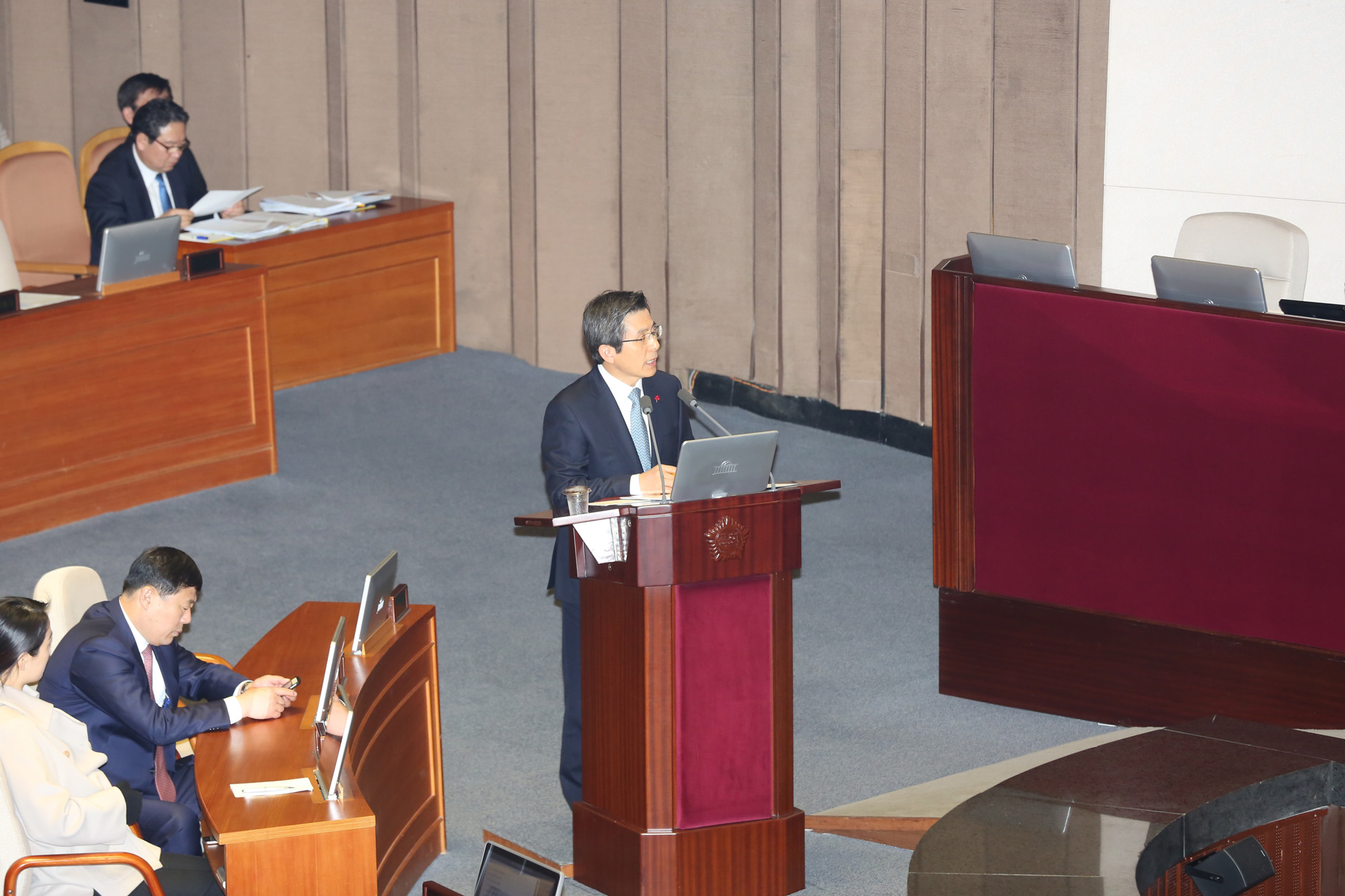 정치;국회;황교안;대정부질문