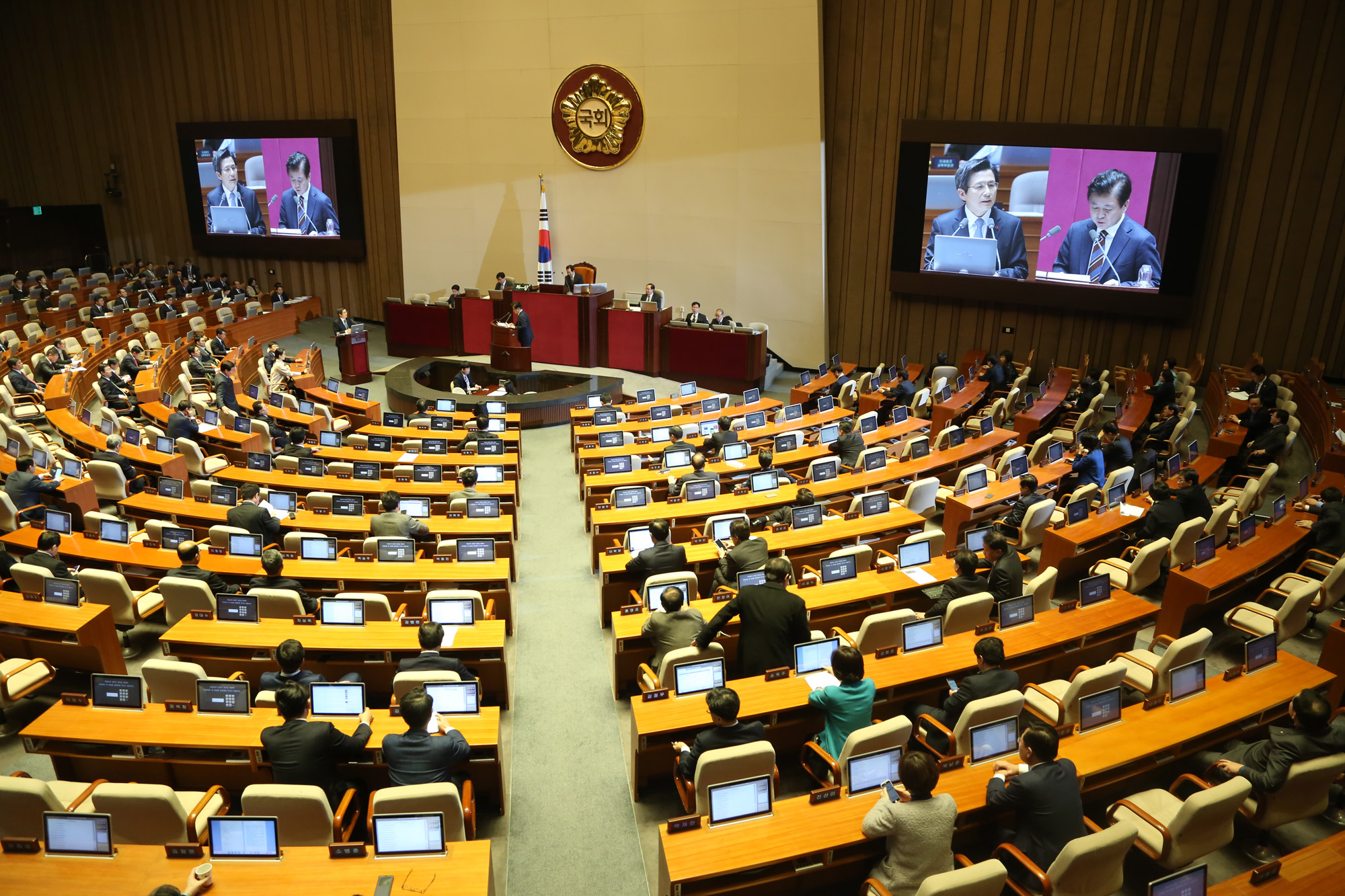 정치;국회;황교안;대정부질문