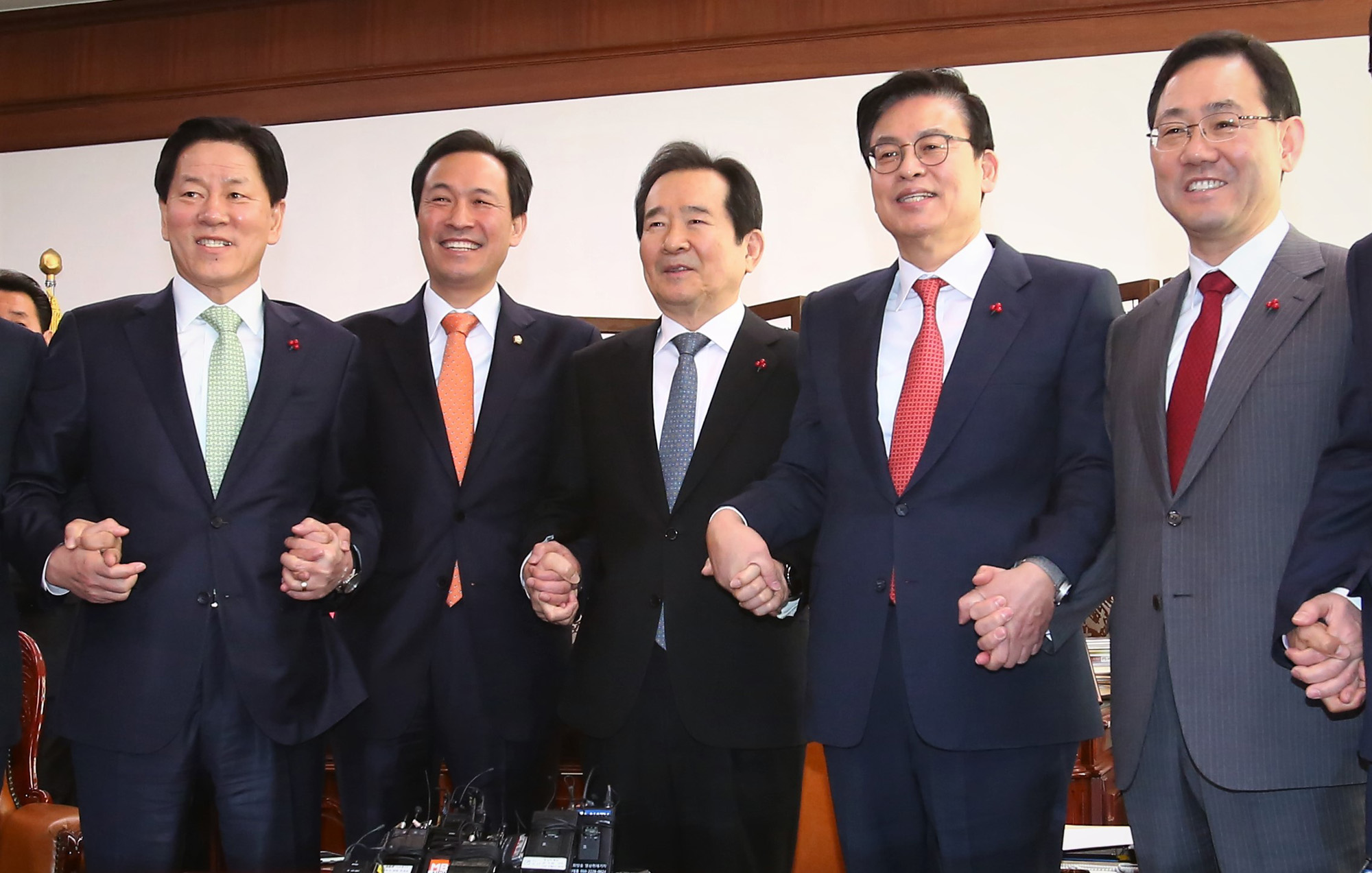 정치;국회;여야4당원내대표