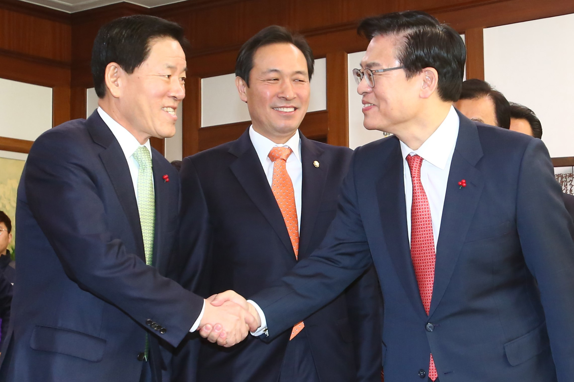 정치;국회;여야4당원내대표;정우택