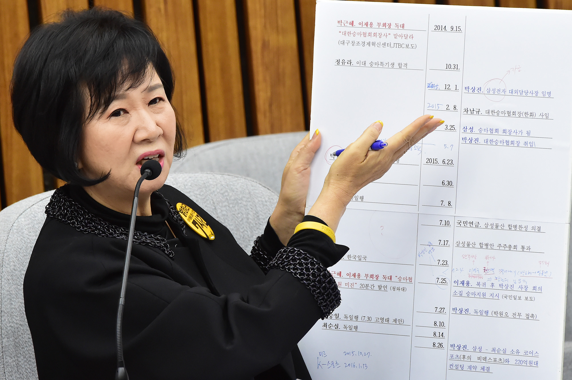 최순실게이트;국회;국정조사;7차청문회;정동춘;남궁곤;노승일