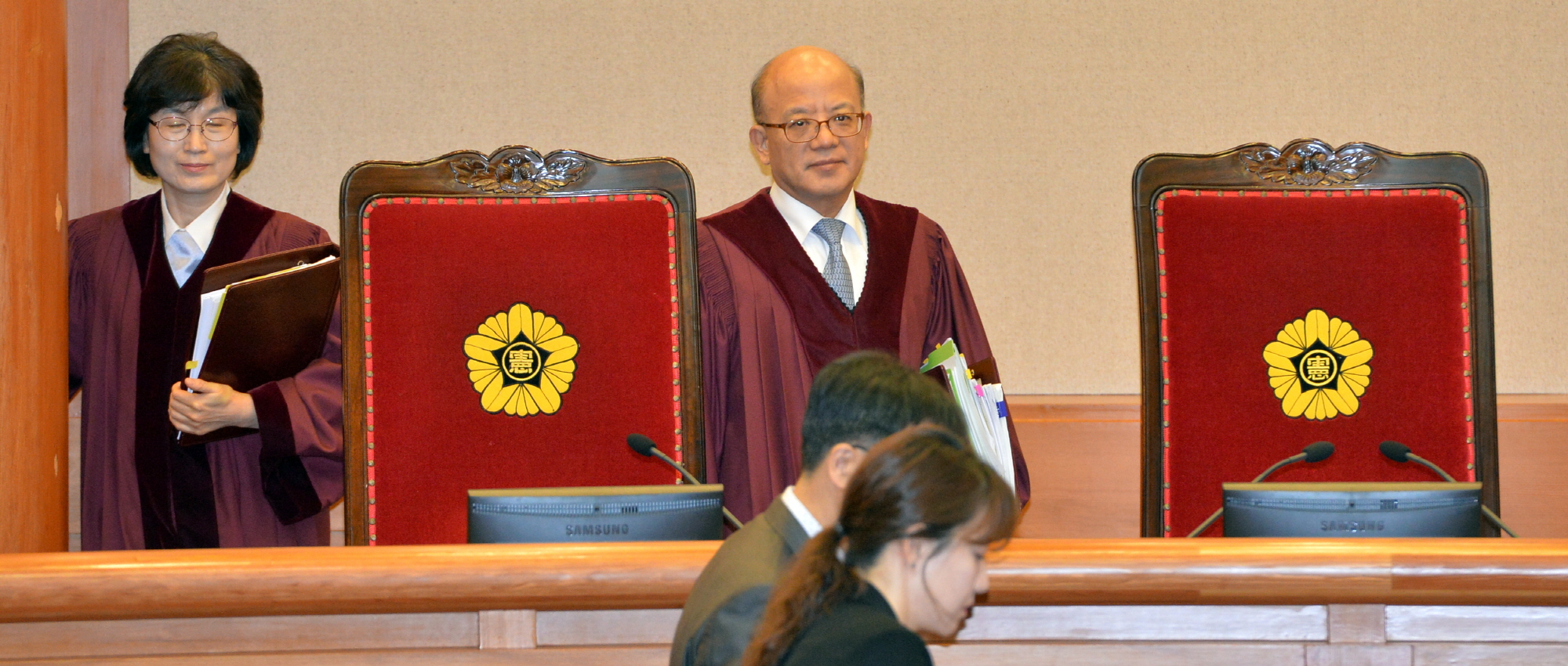 헌재;헌법재판소;3차 변론기일;3차 탄핵심찬;3차 공개변론;공개변론;박한철;권성동;이중환