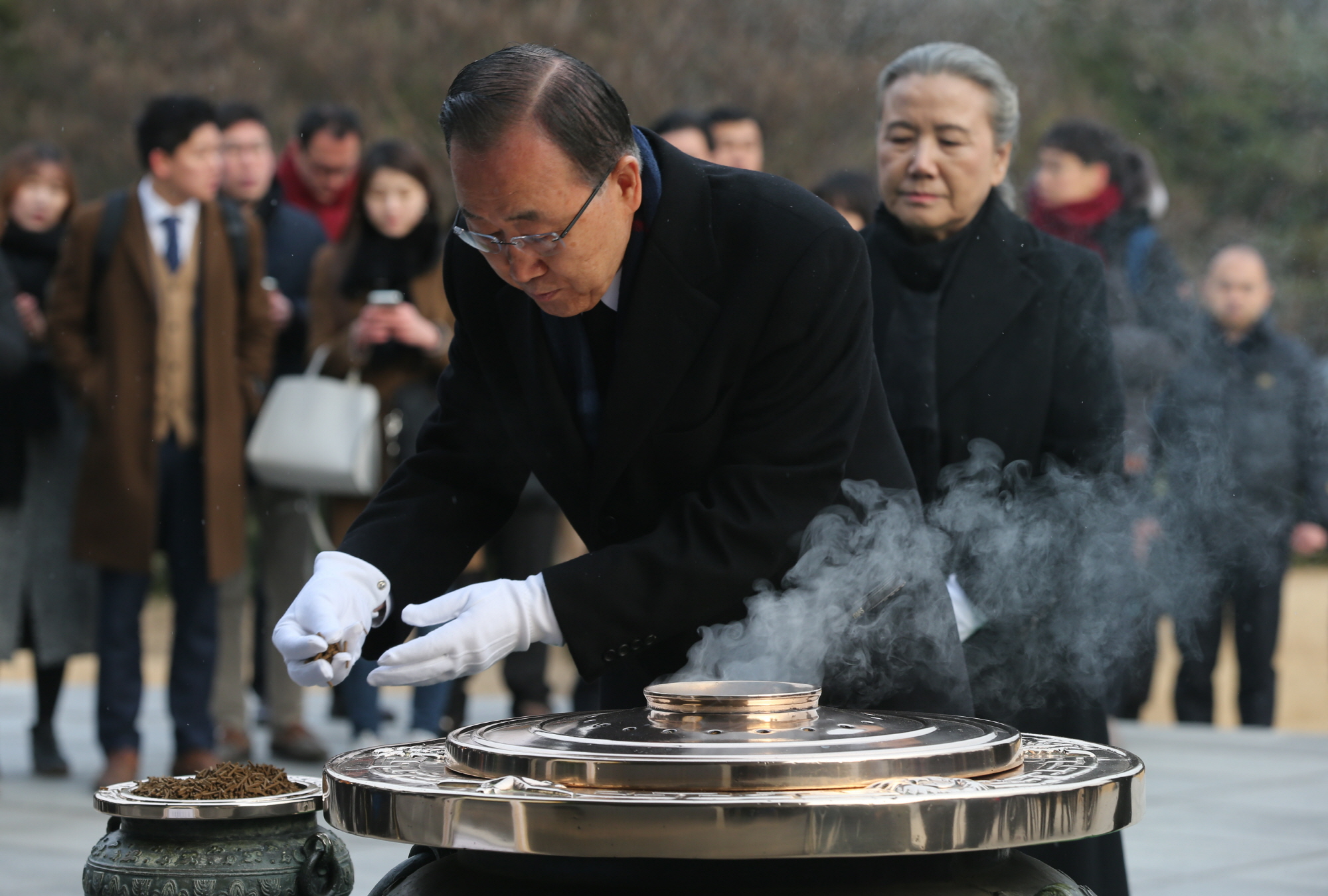 반기문;반기문 국립 현충원;반기문 방명록