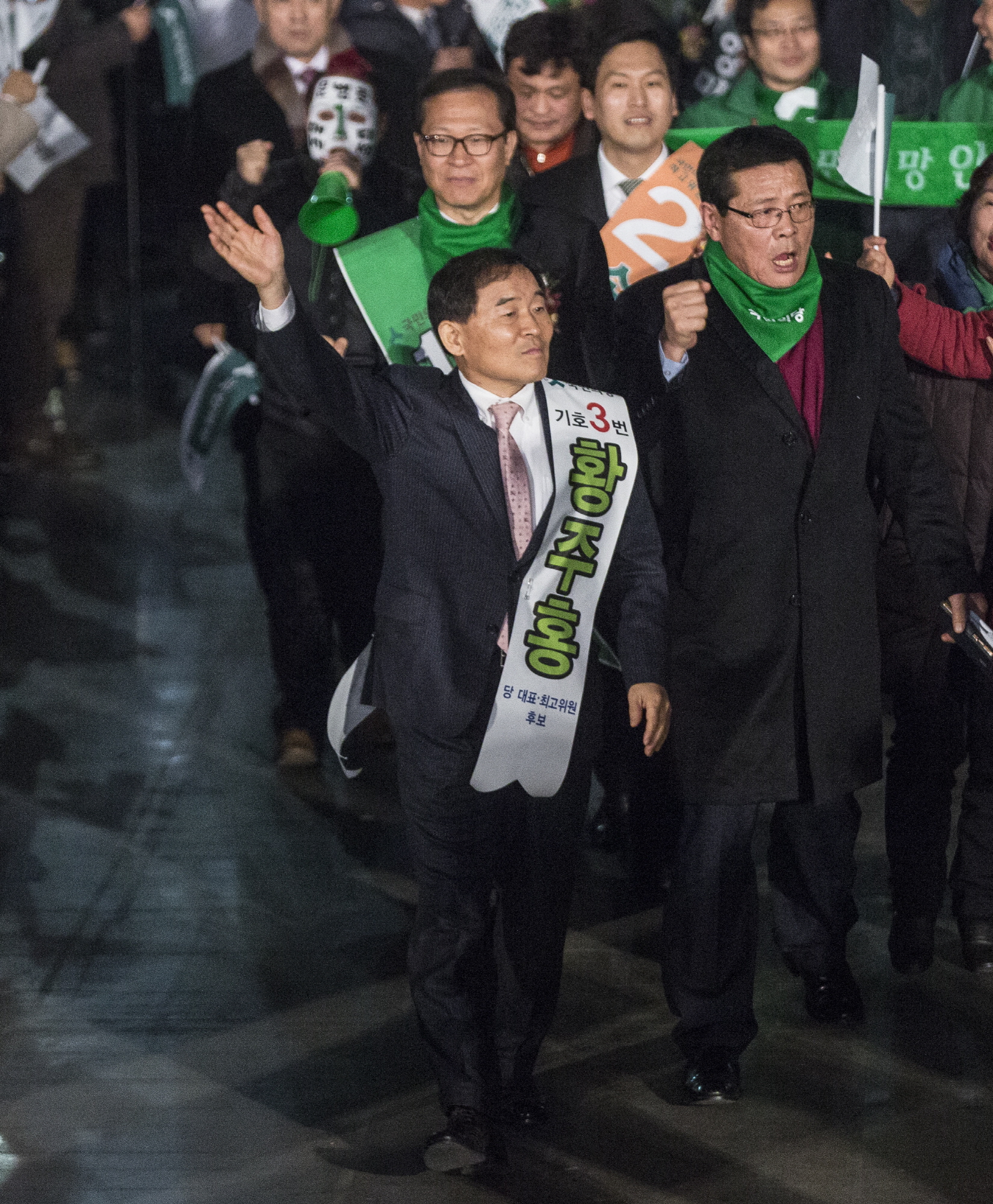 국민의당;국민의당 전당대회;손병호;손금주;황주홍;김영환;박지원;안철수;천정배;정동영