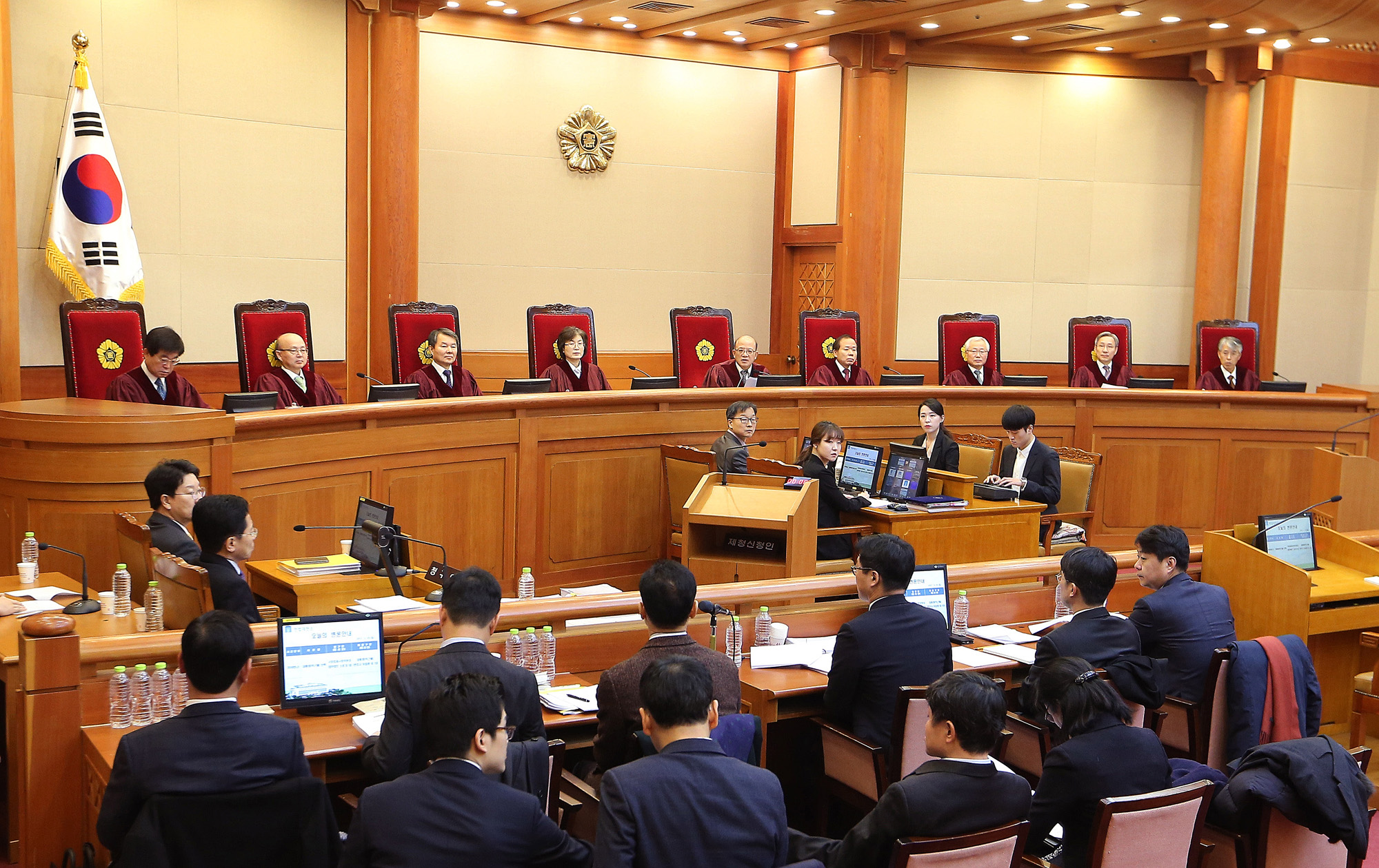 헌법재판소;헌재;탄핵심판;8차변론기일