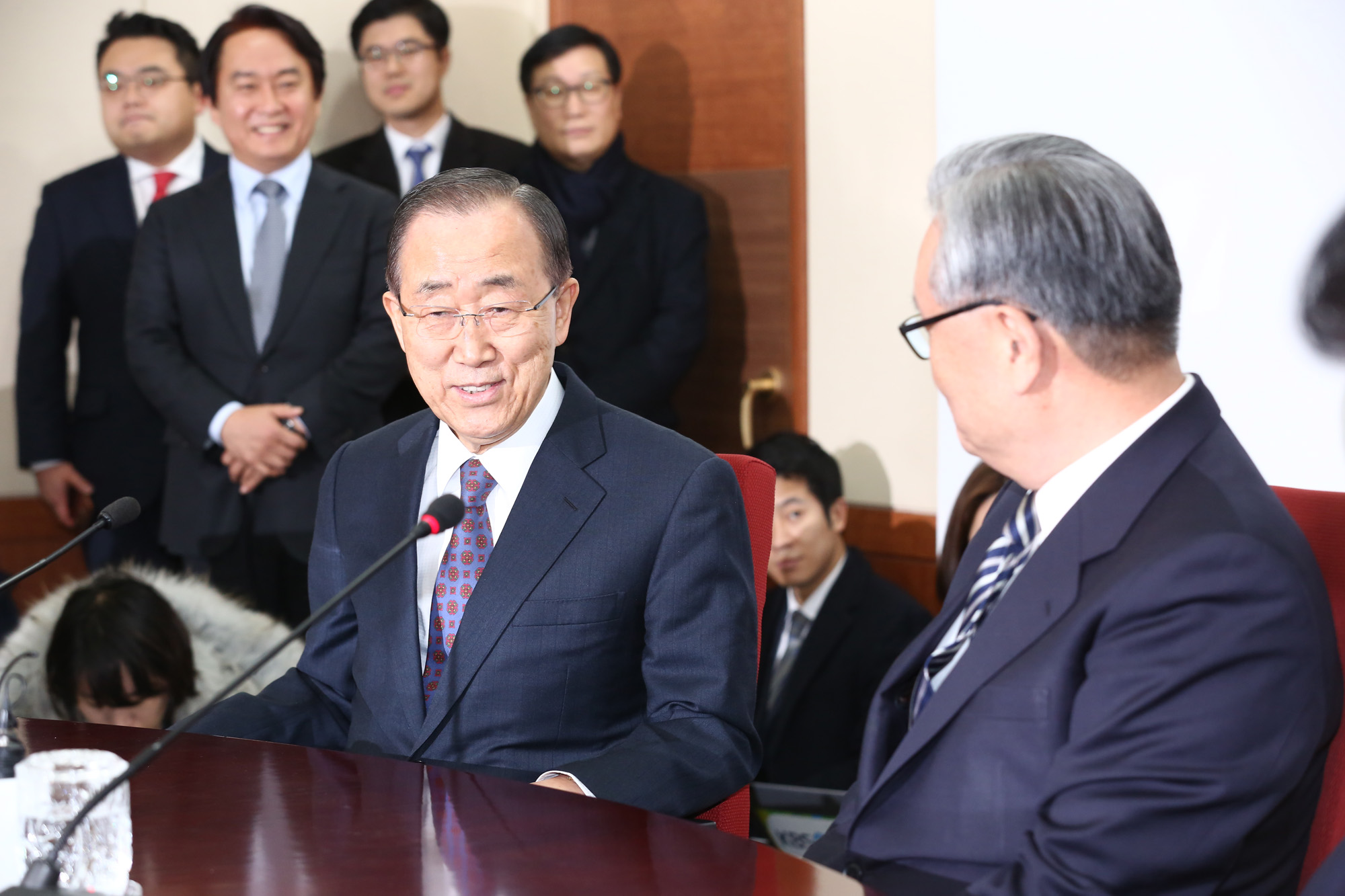 정치;국회;새누리당;반기문;새누리당예방;인명진