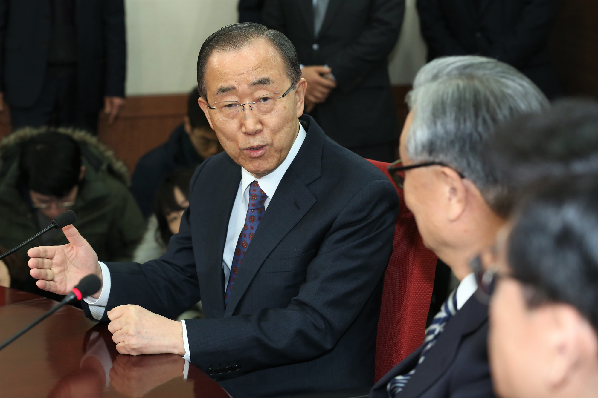 정치;국회;새누리당;반기문;새누리당예방;인명진