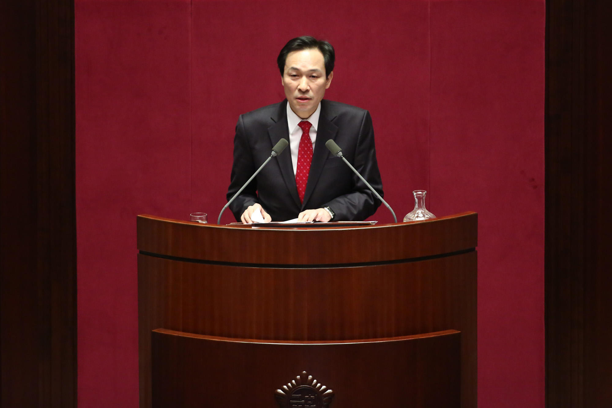 정치;국회;우상호;교섭단체연설