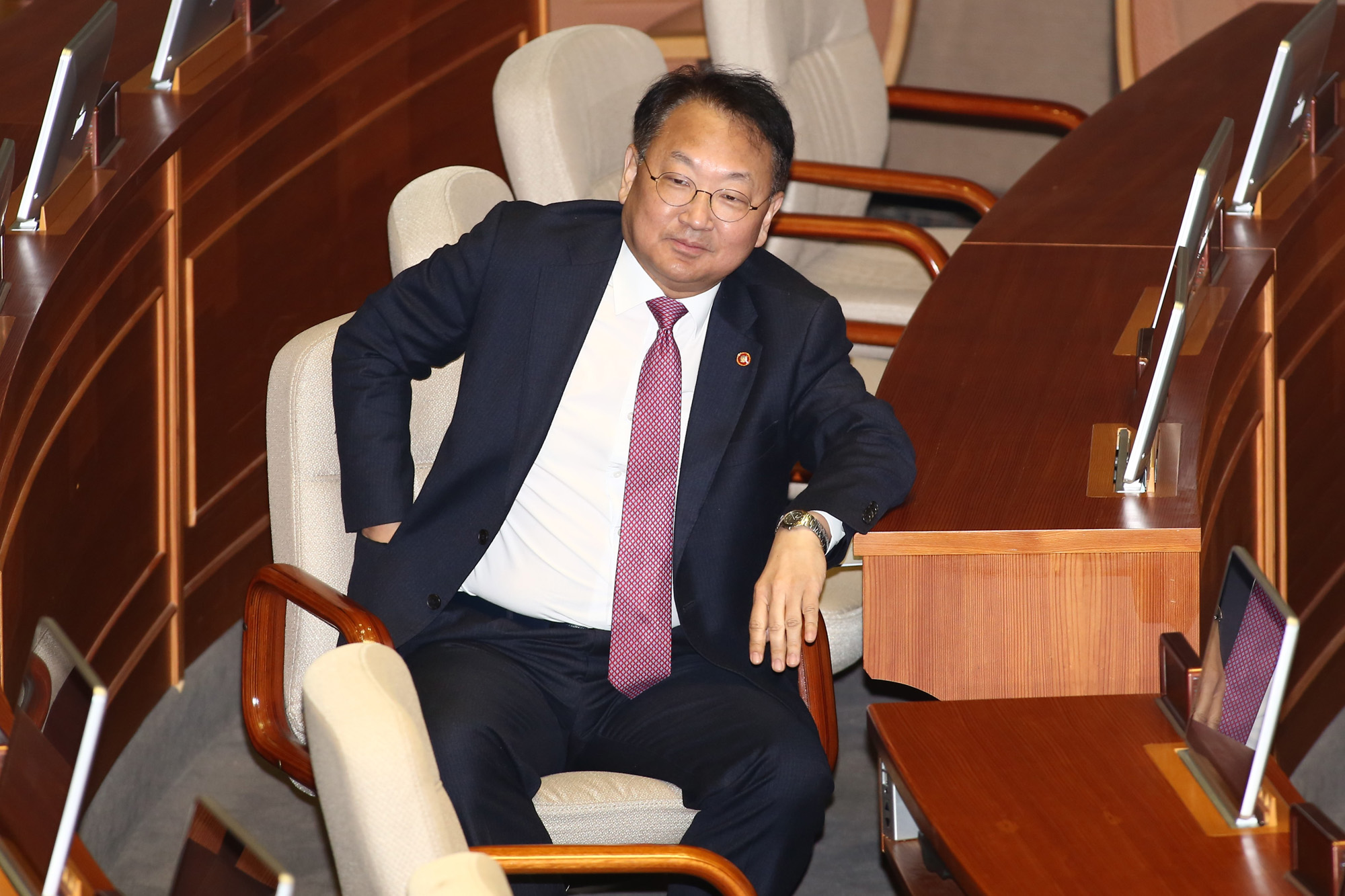 정치;국회;안철수;교섭단체대표연설;국회본회의;유일호