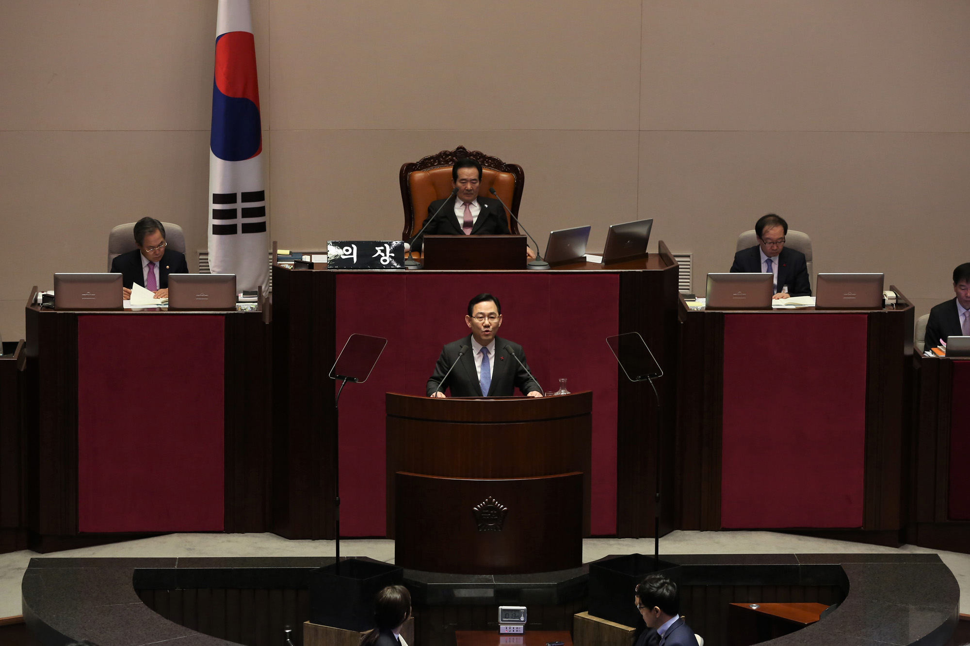 정치;국회;본회의;주호영;교섭단체대표연설