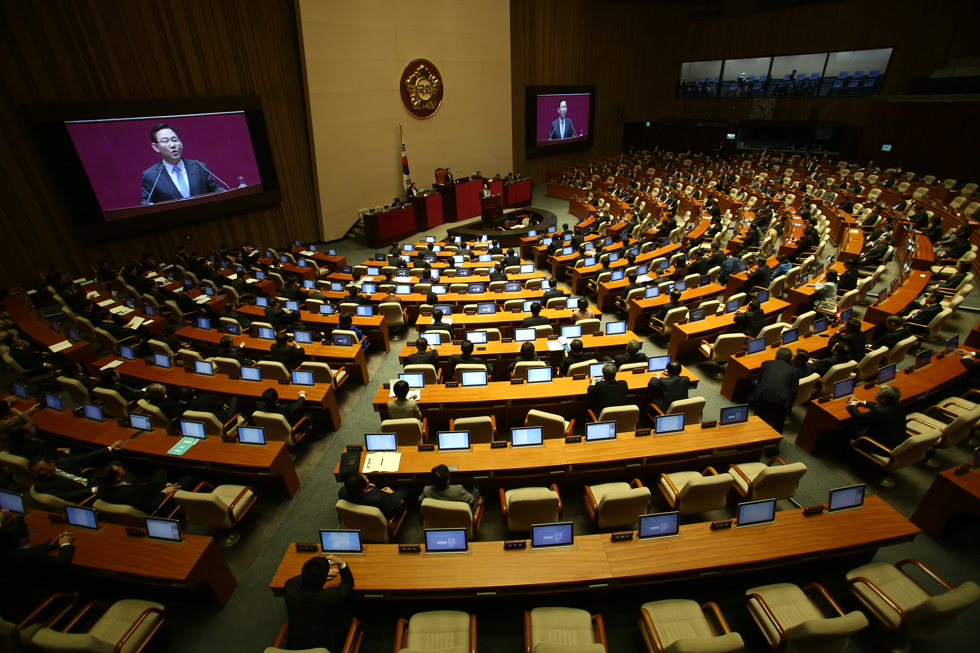 정치;국회;본회의;주호영;교섭단체대표연설