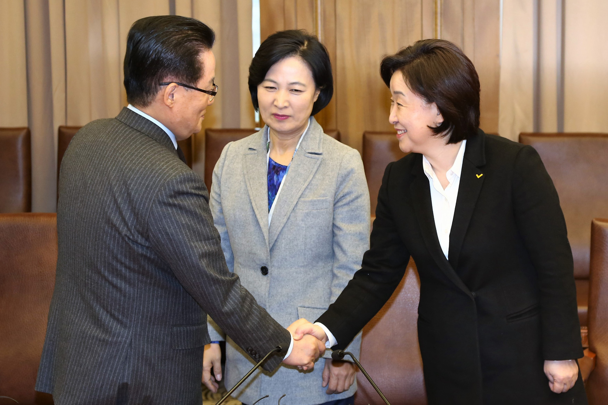 정치;국회;야3당대표회동;박지원;추미애;심상정