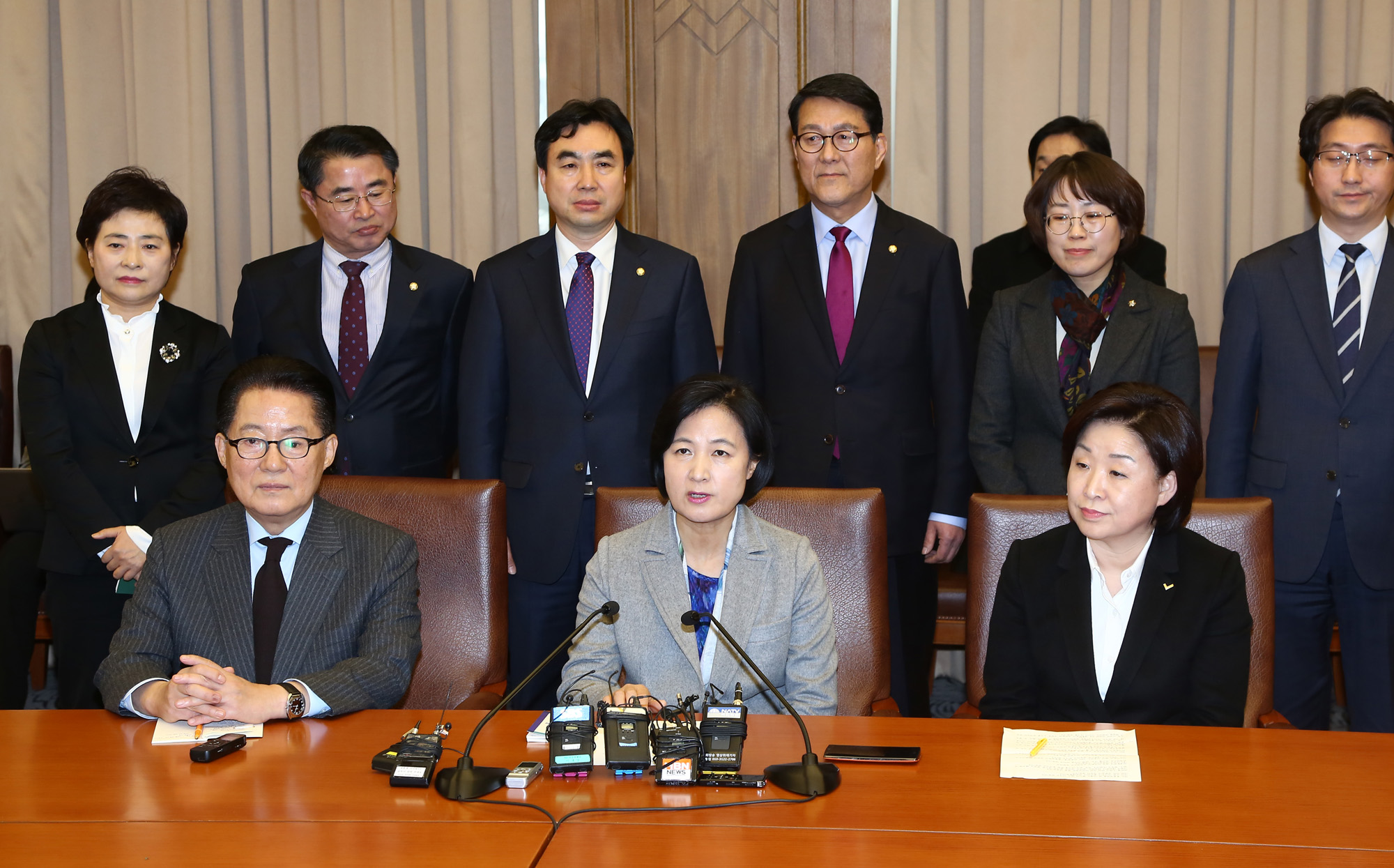 정치;국회;야3당대표회동;박지원;추미애;심상정