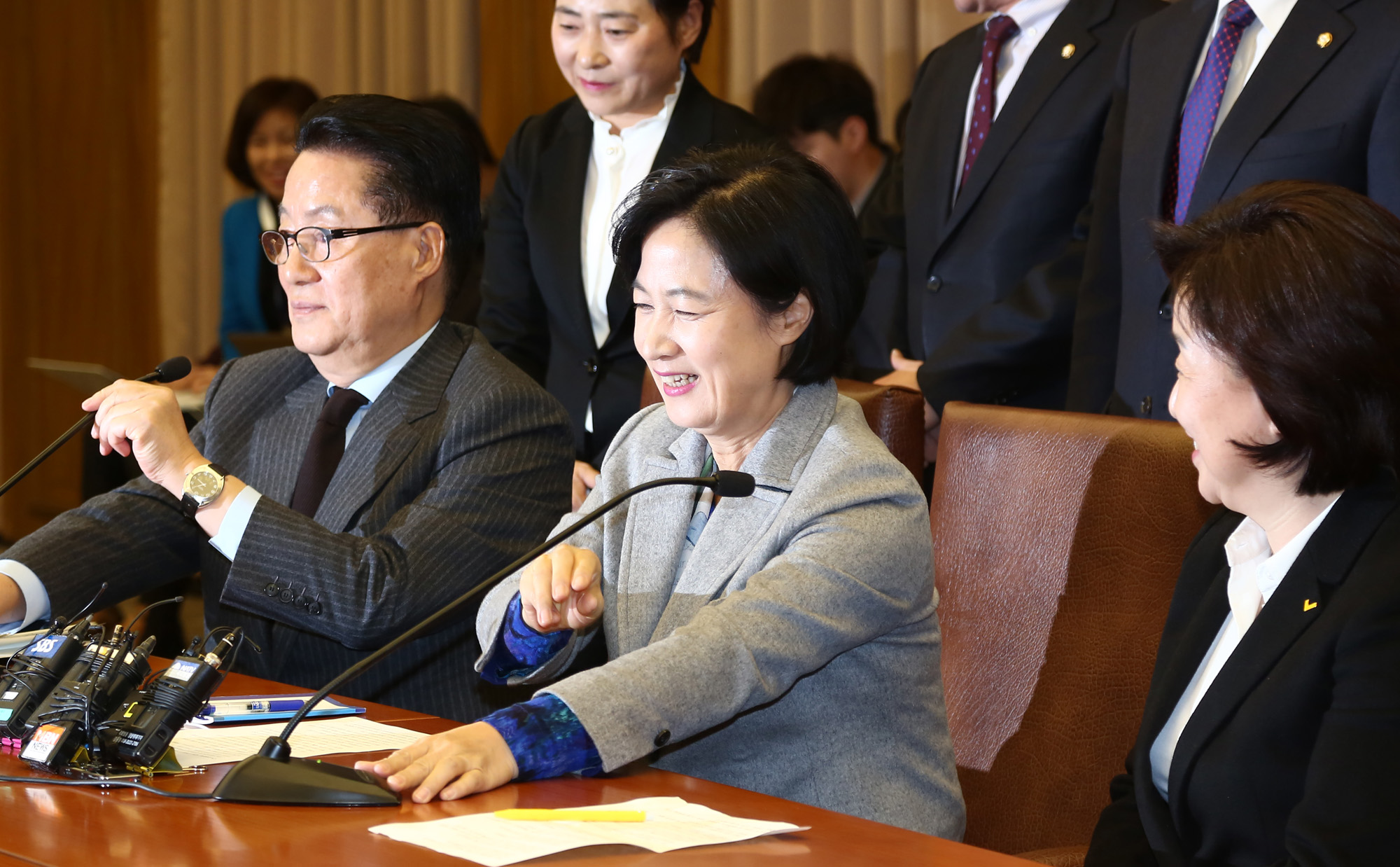 정치;국회;야3당대표회동;박지원;추미애;심상정