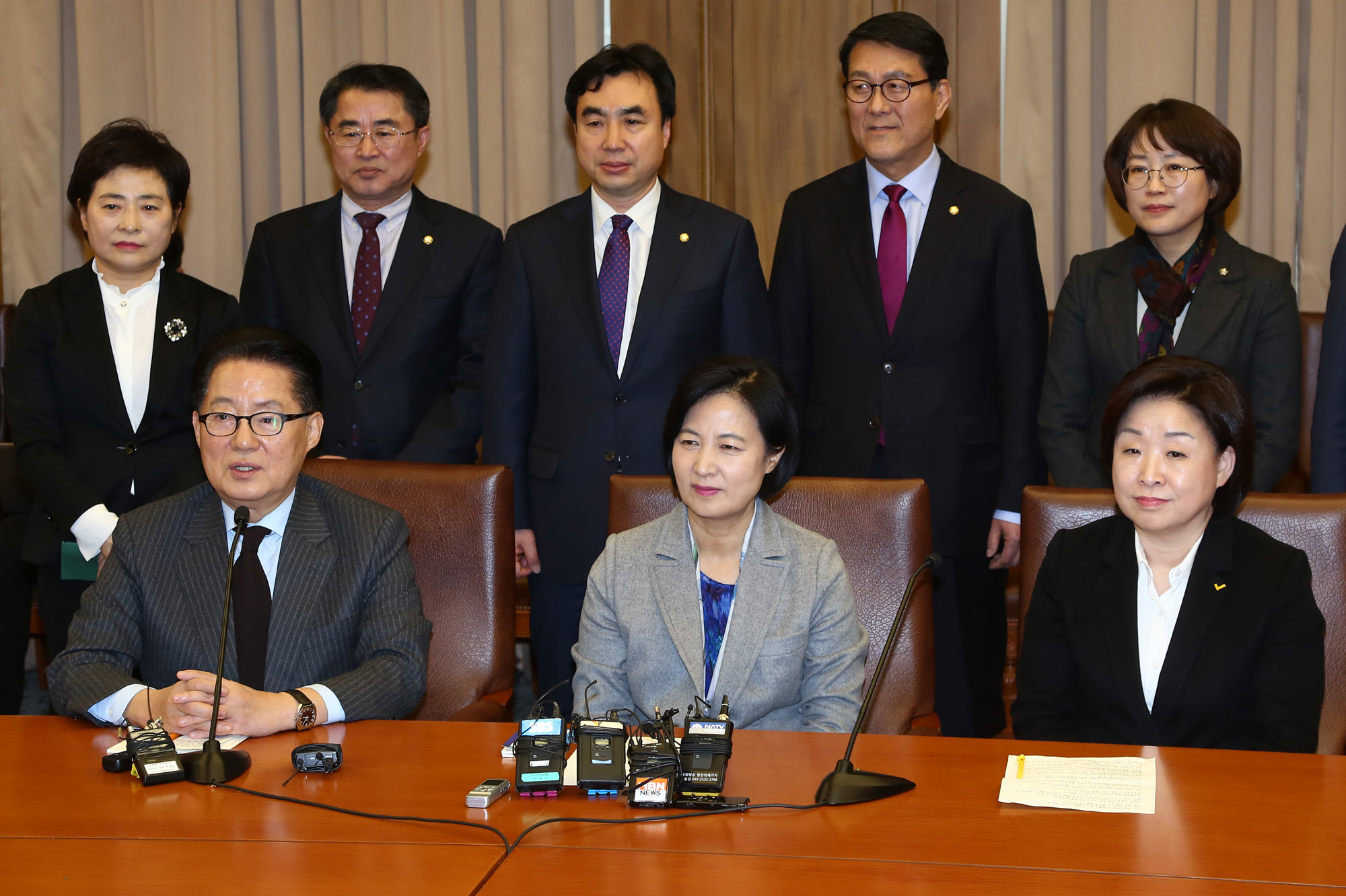 정치;국회;야3당대표회동;박지원;추미애;심상정