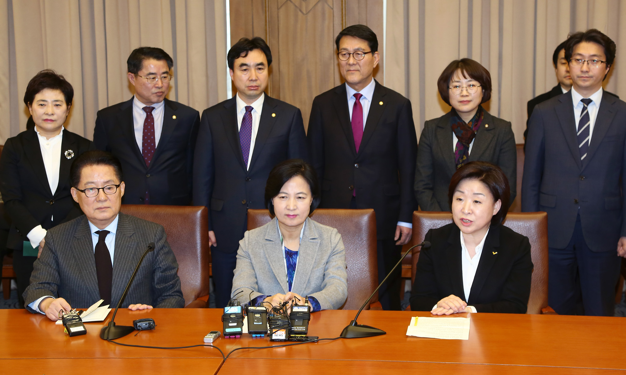 정치;국회;야3당대표회동;박지원;추미애;심상정