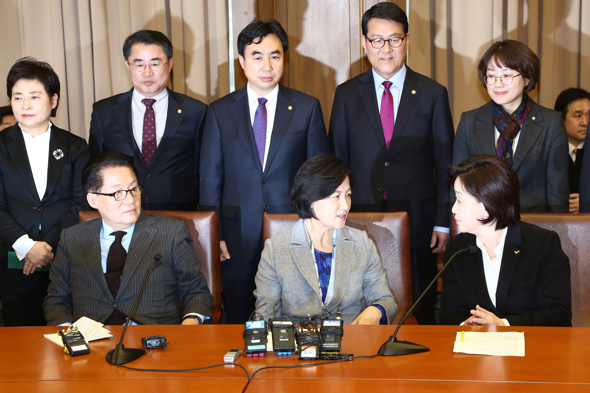 정치;국회;야3당대표회동;박지원;추미애;심상정