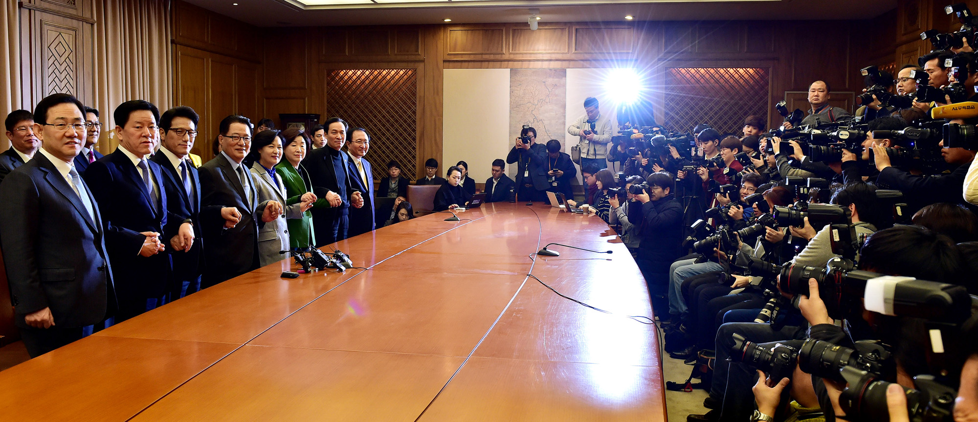 정치;국회;야4당대표