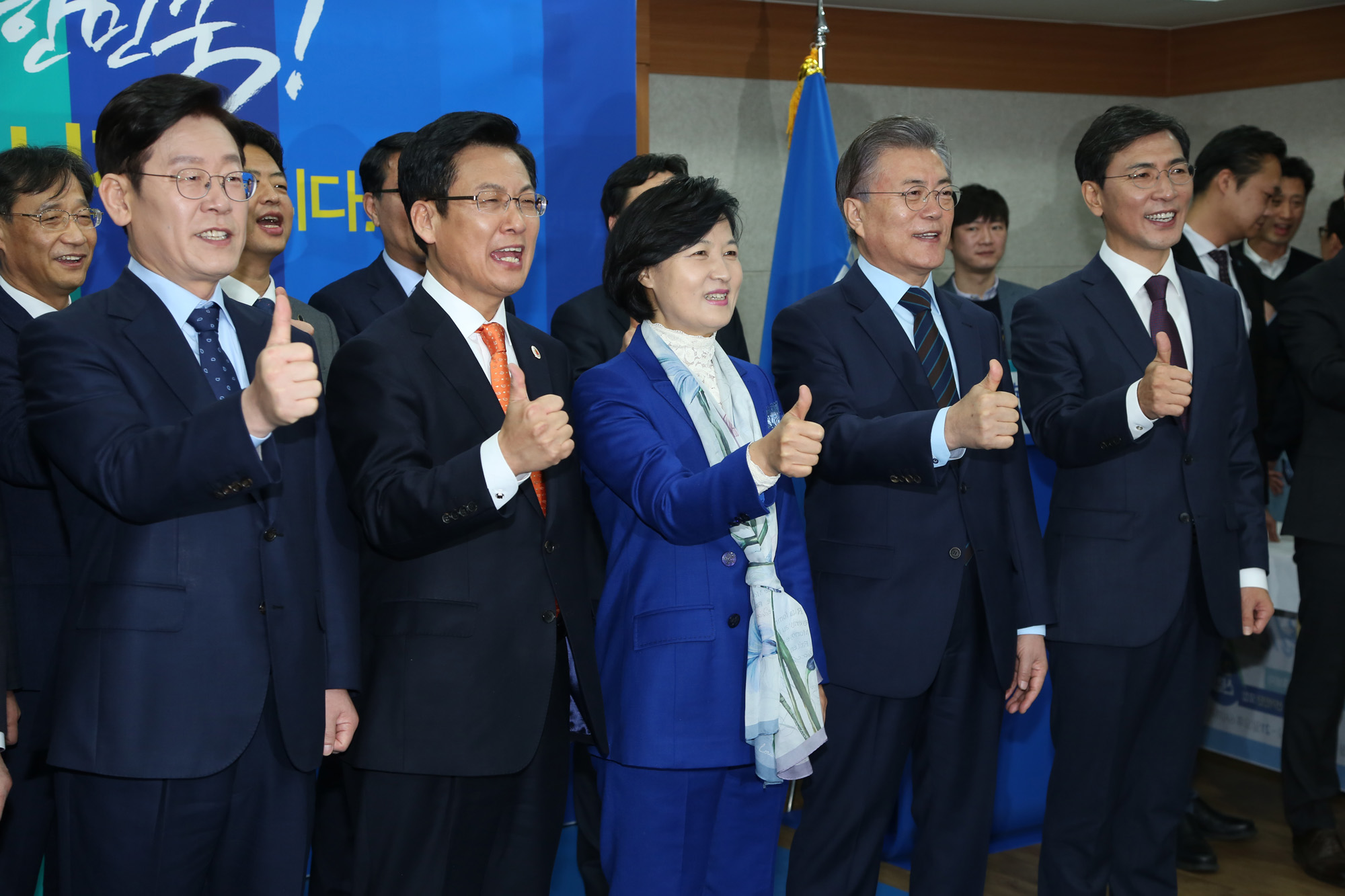 정치;더불어민주당;대선후보;문재인;이재명;안희정;최정;공명경선선언식