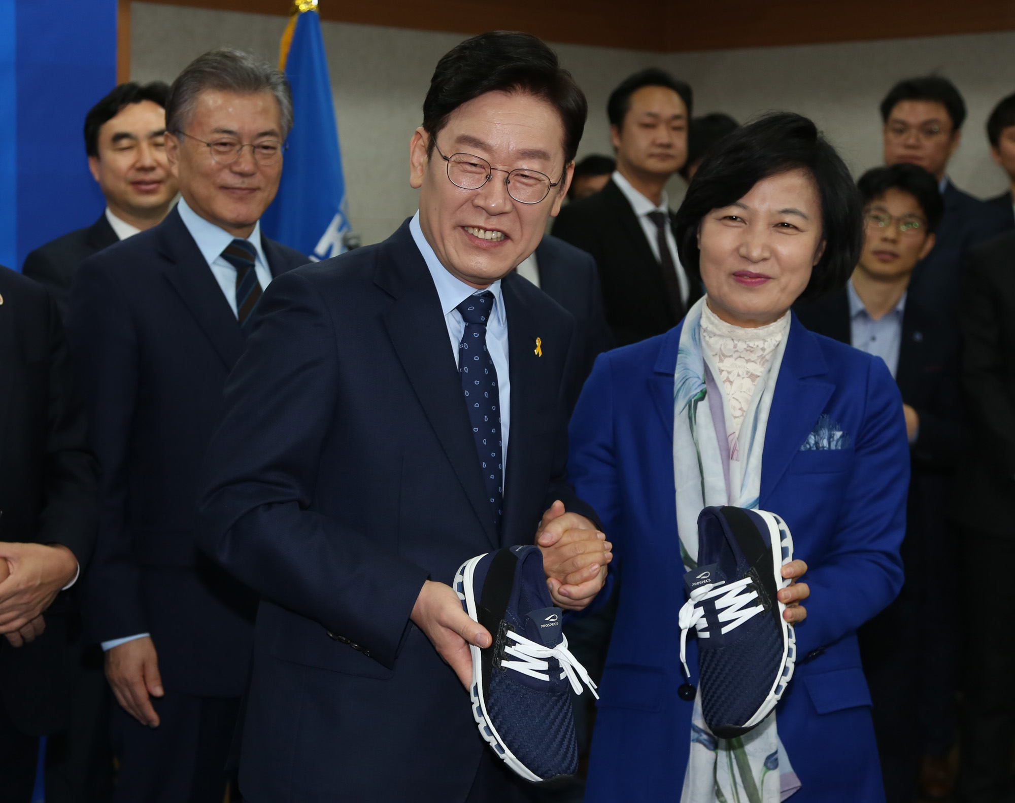 정치;더불어민주당;대선후보;문재인;이재명;안희정;최정;공명경선선언식