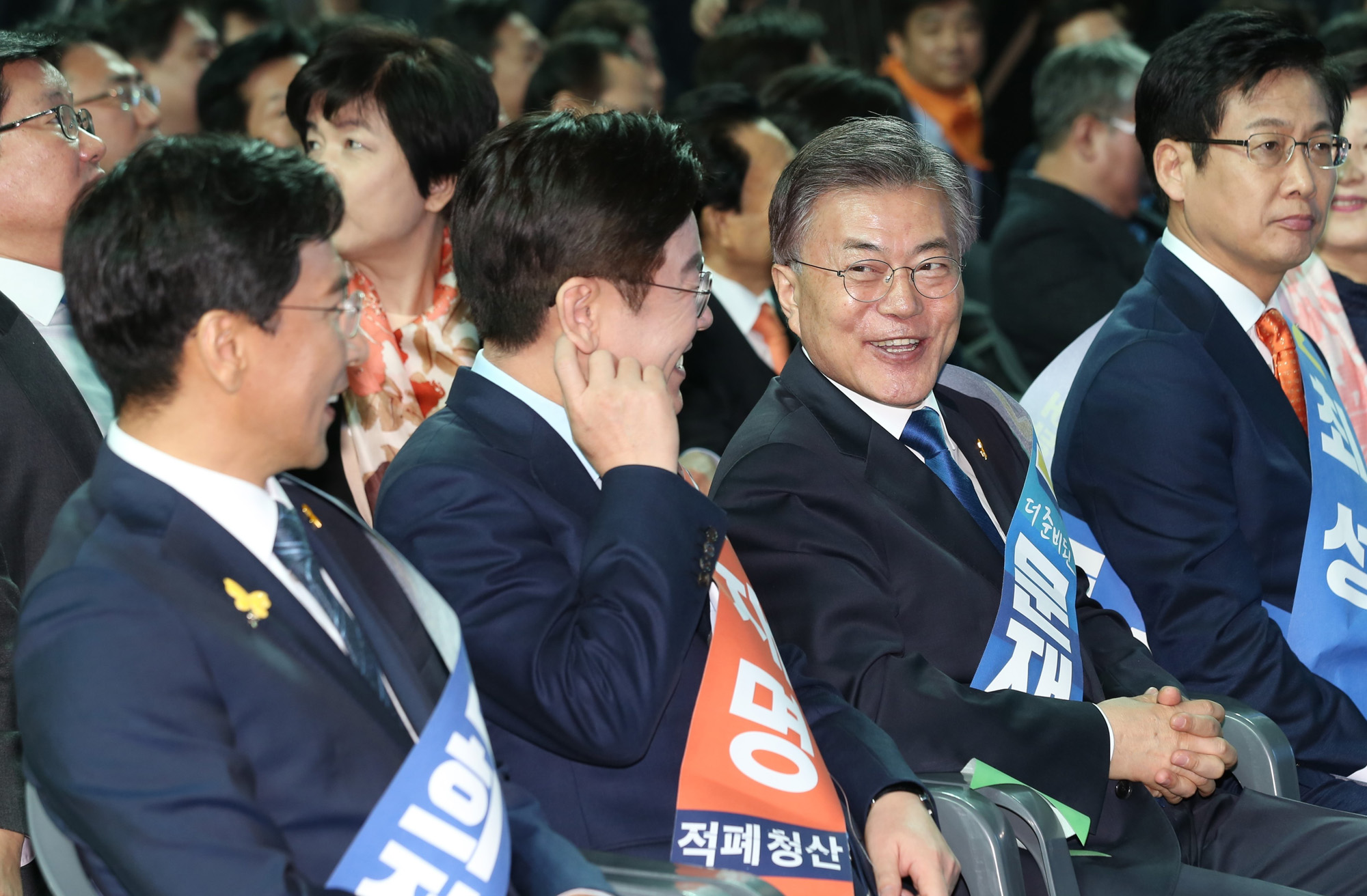 정치;정당;더불어민주당;호남권역선출대회;대통령후보자;문재인;이재명;안희정;최성