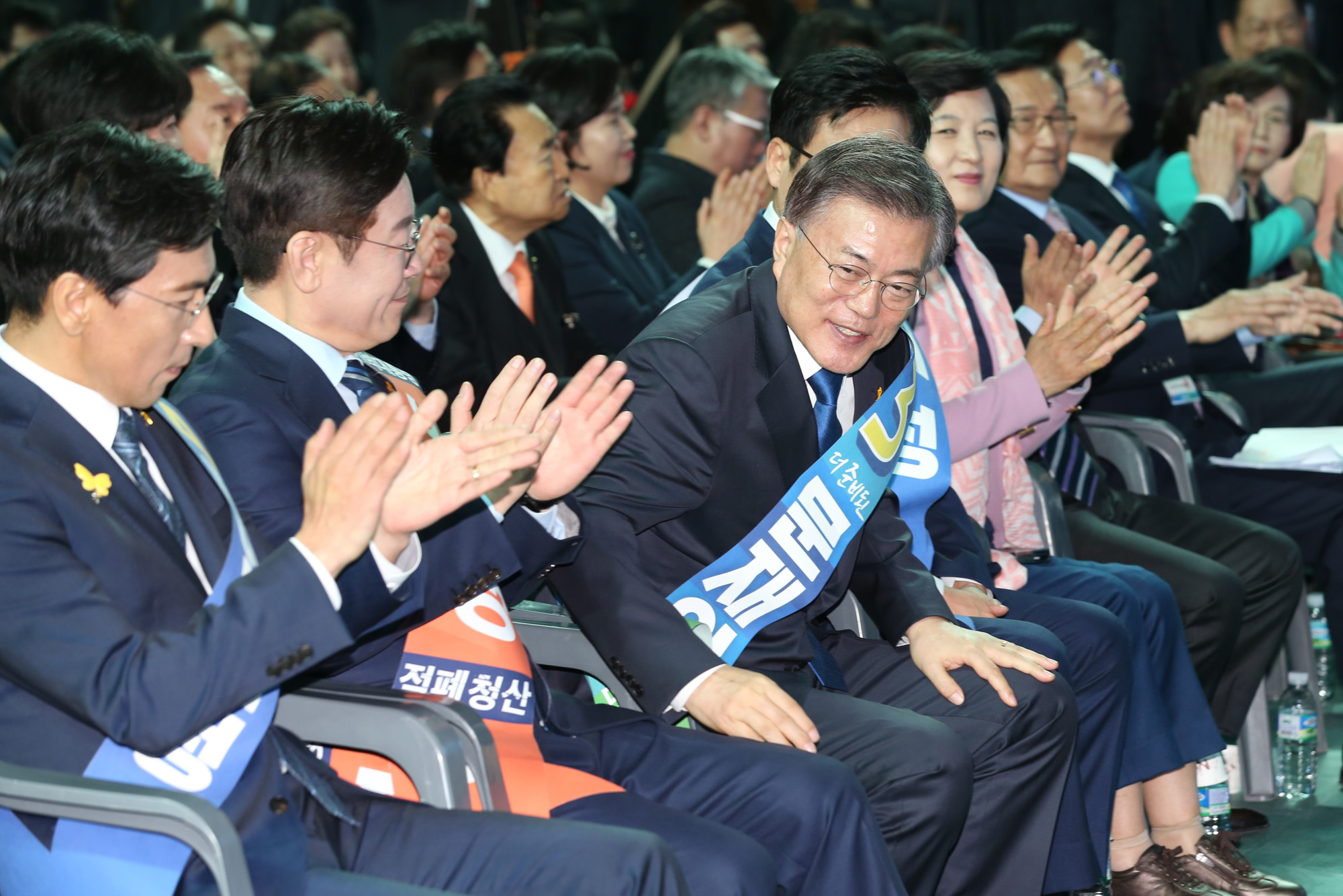 정치;정당;더불어민주당;호남권역선출대회;대통령후보자;문재인;이재명;안희정;최성