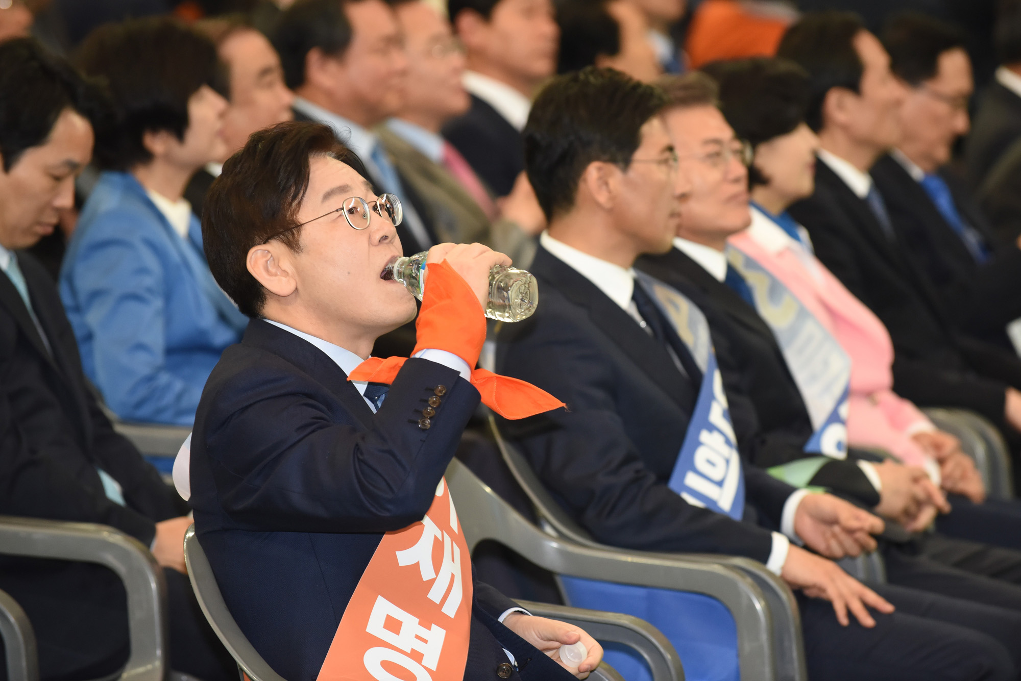 정치;더불어민주당;수도권선출대회;문재인;안희정;최성;이재명