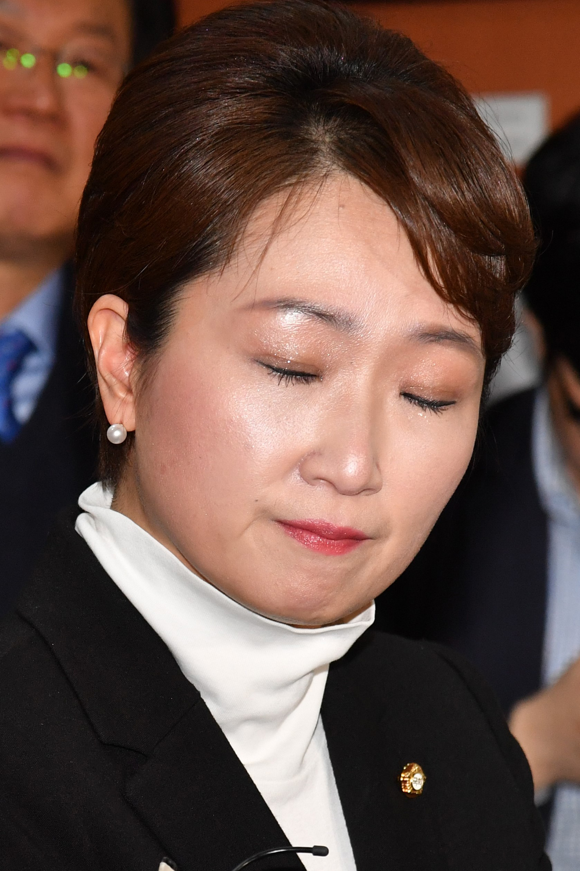 정치;국회;더불어민주당탈당;이언주;이언주눈물