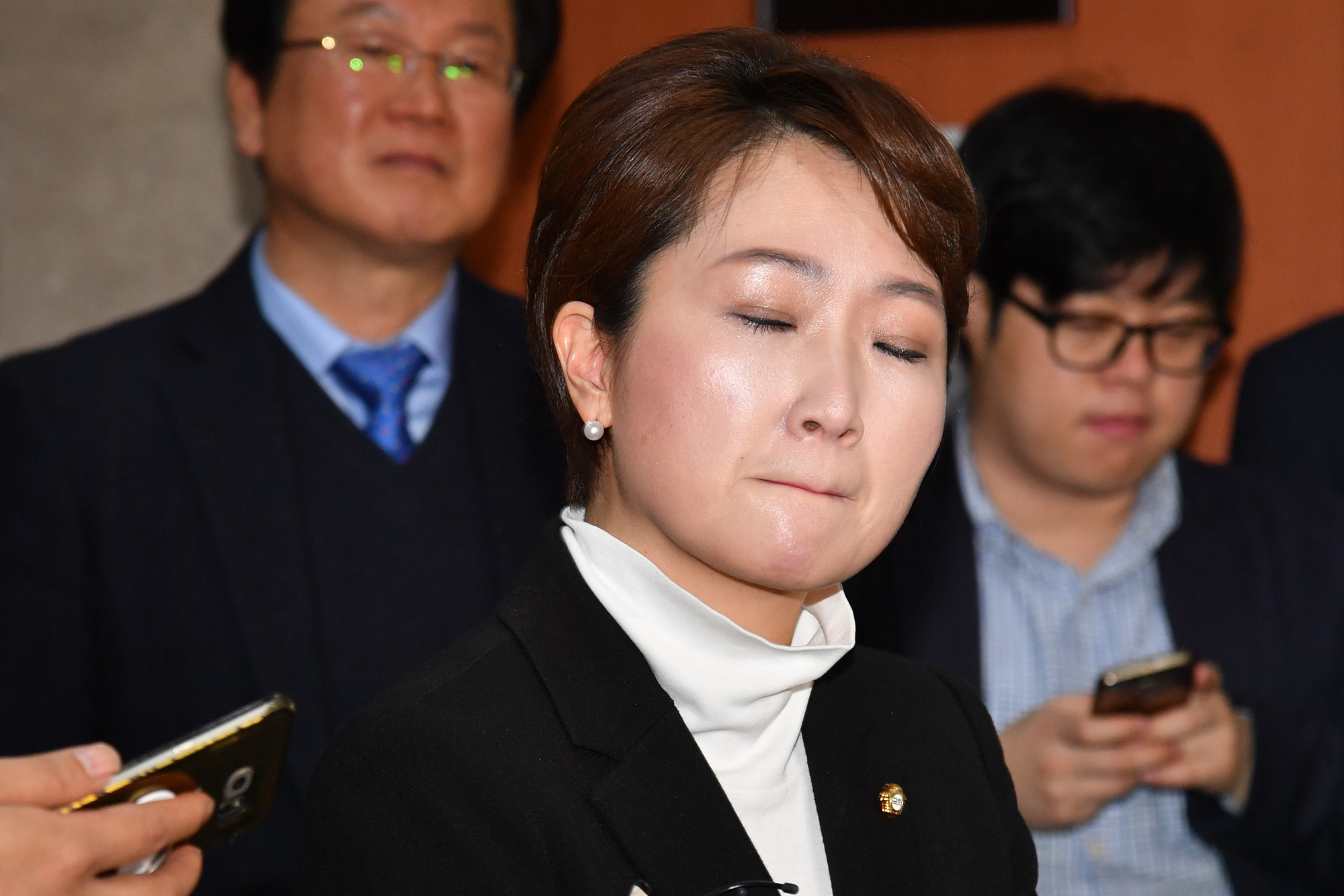 정치;국회;더불어민주당탈당;이언주;이언주눈물