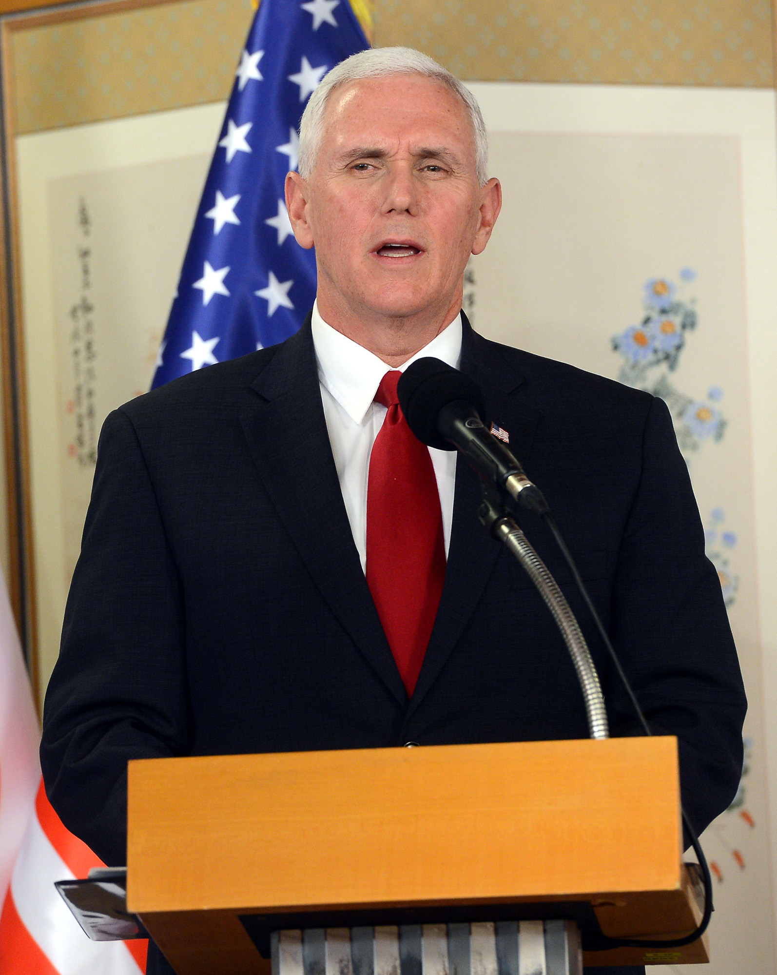 황교안;대통령;권한대행;마이크 펜스;미국 부통령;부통령