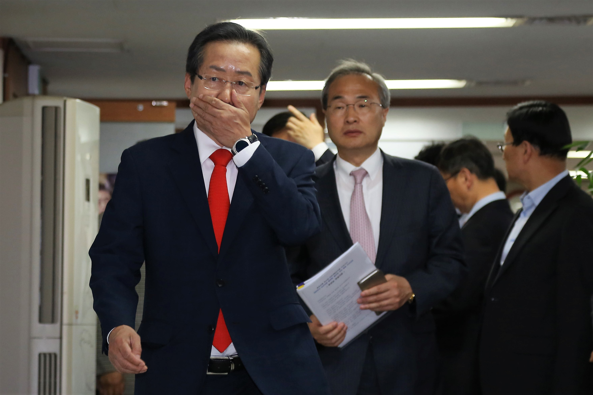 정치;국회;홍준표;자유한국당;홍준표지지선언.