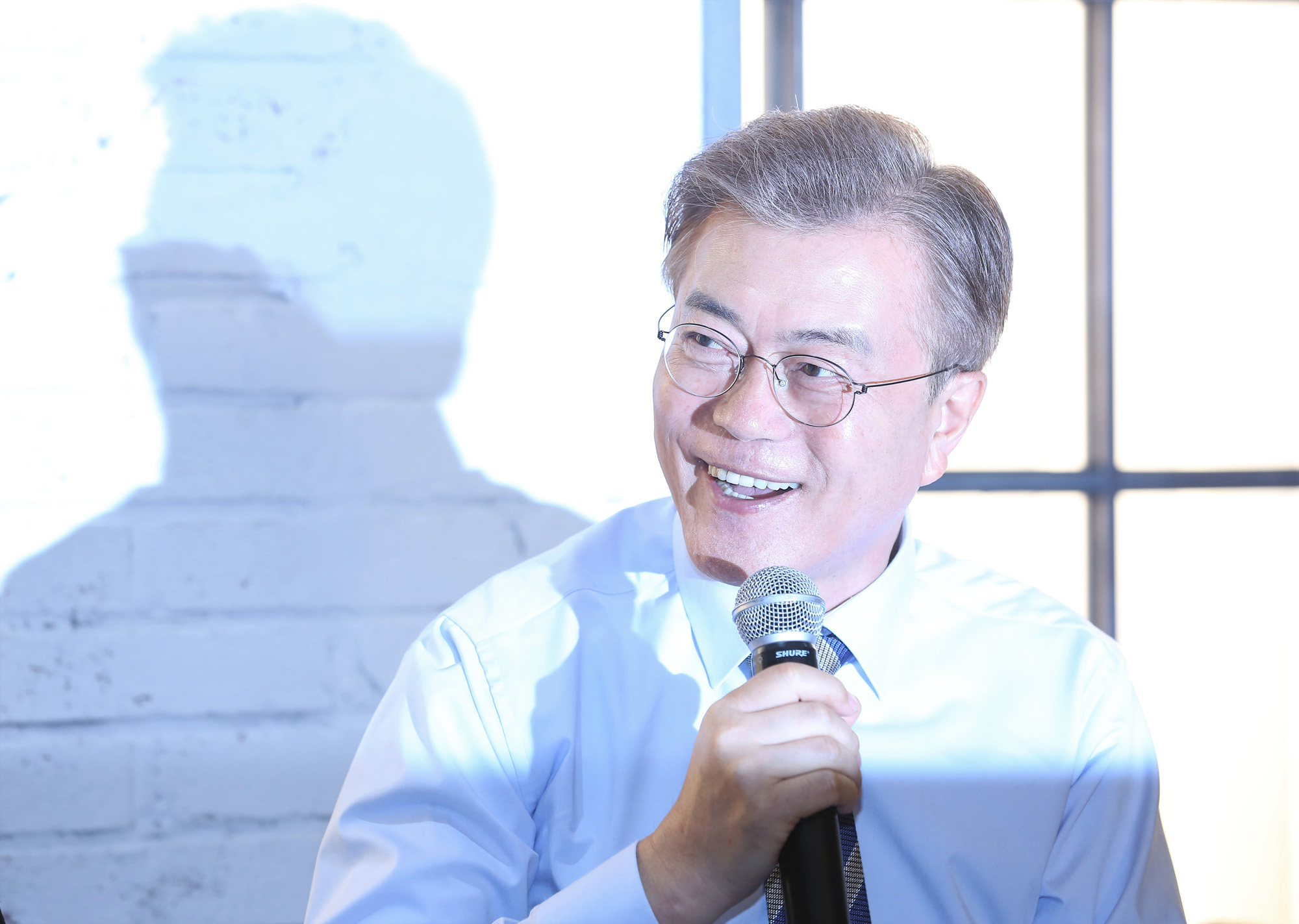 정치;문재인;한류문화콘텐츠간담회;대선후보;sm아띠움;이특;김민종
