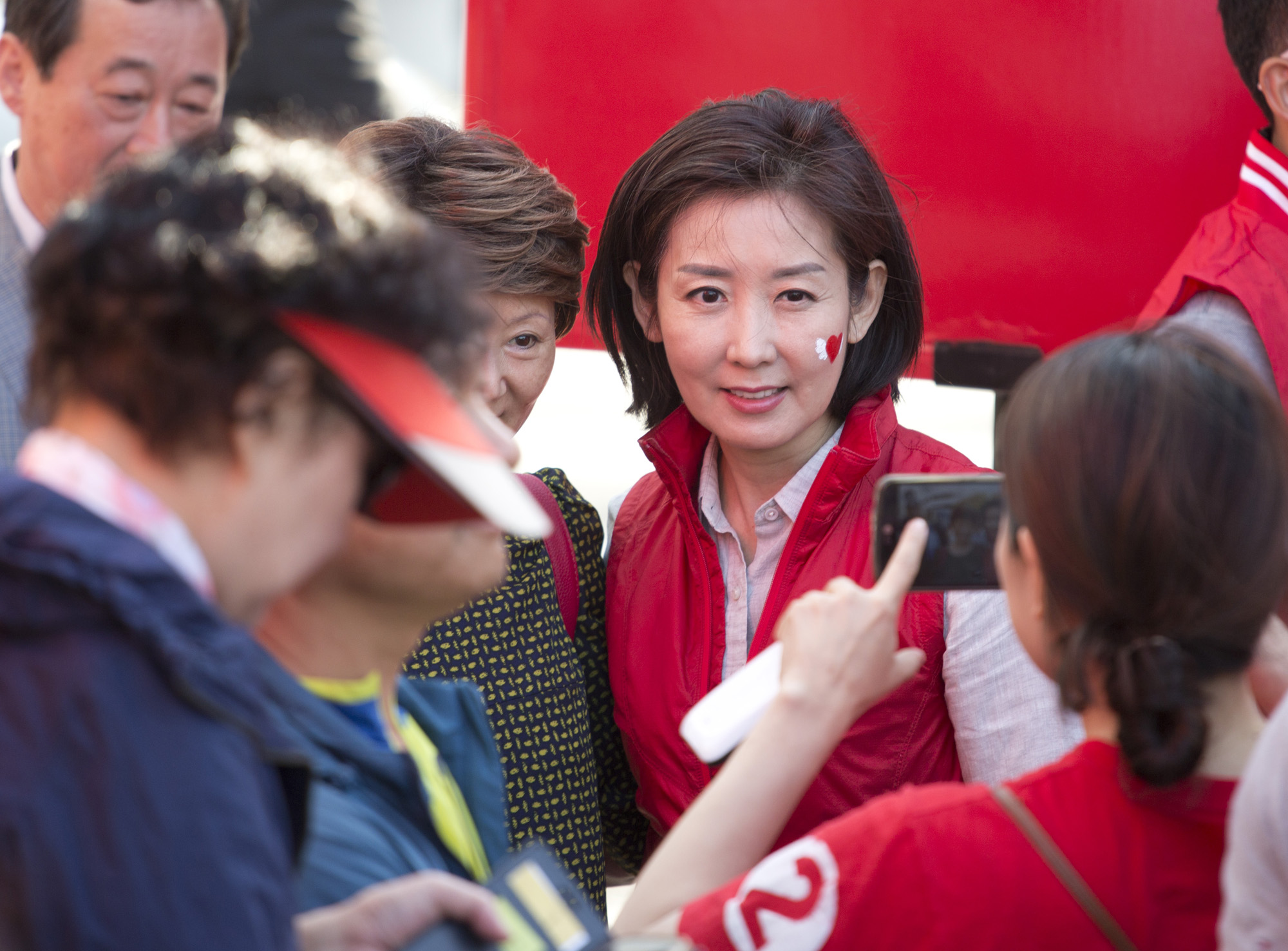 정치;대선;대통령선거;자유한국당;홍준표;신촌;유플러스;유세