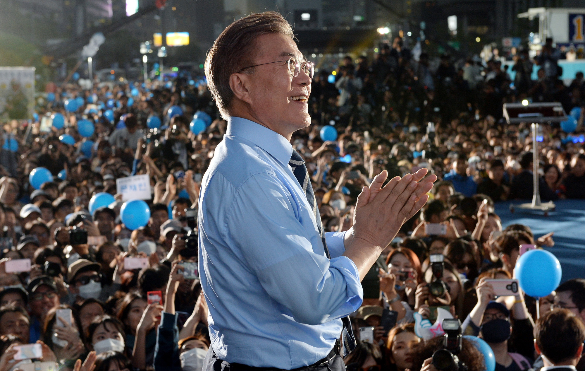 정치;문재인;문재인광화문유세;대선후보