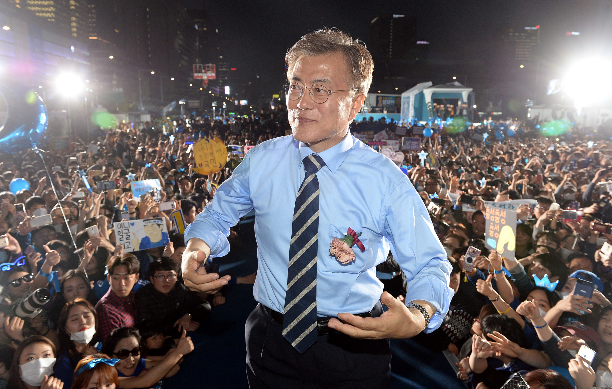 정치;문재인;문재인광화문유세;대선후보