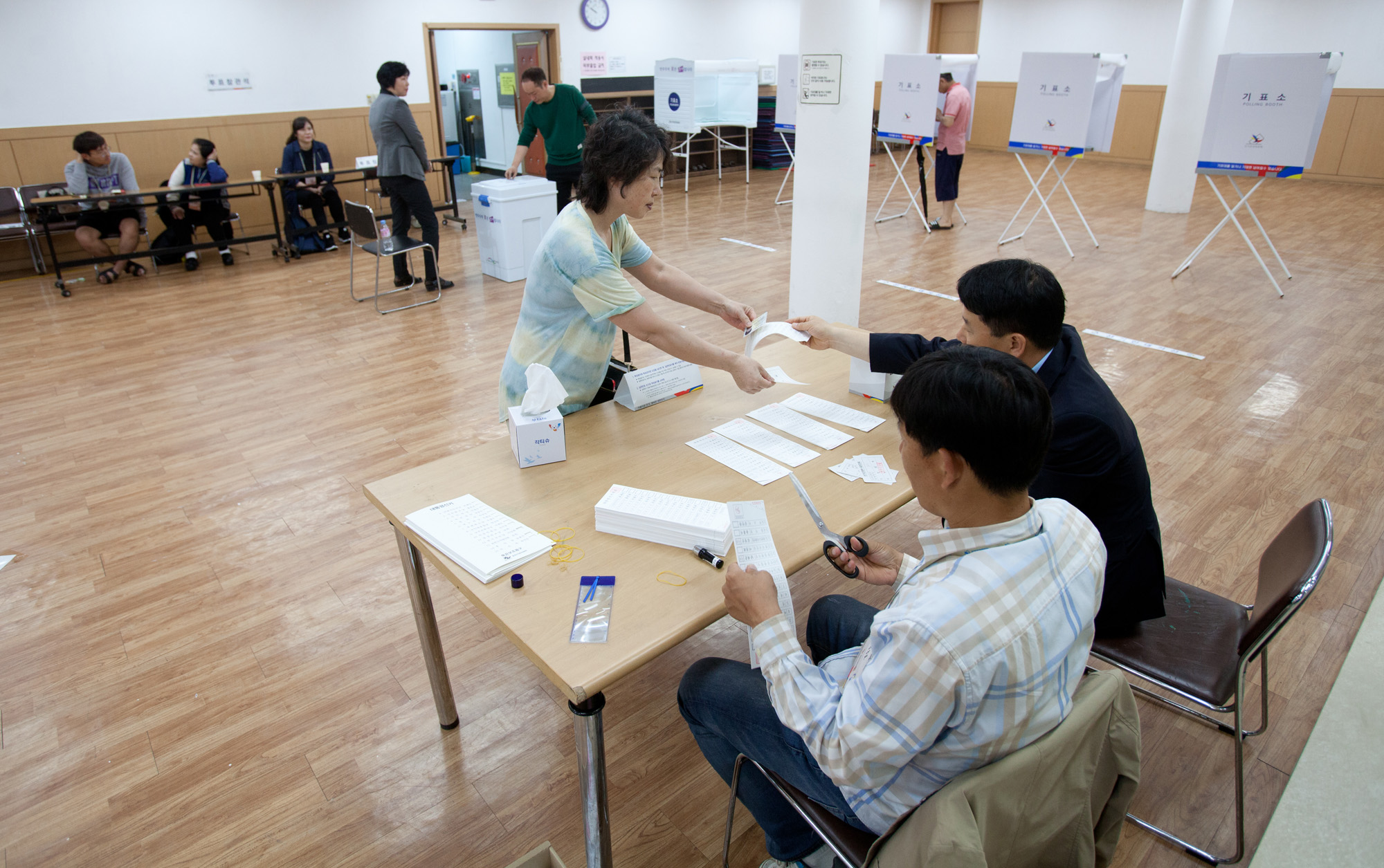 19대대선;대통령선거;투표소;투표;시민