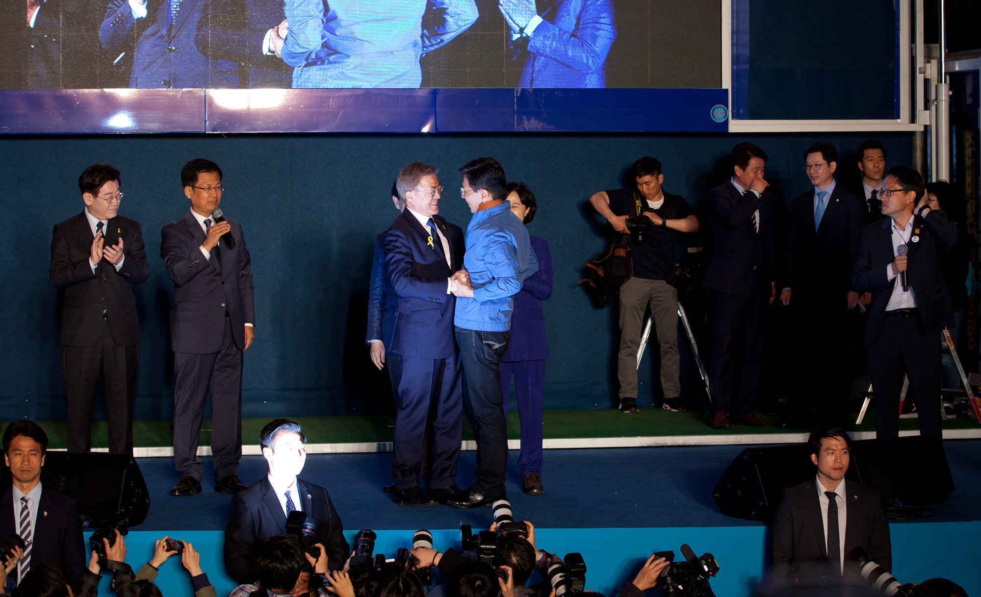 문재인;당선;광화문;세종로;당선인사