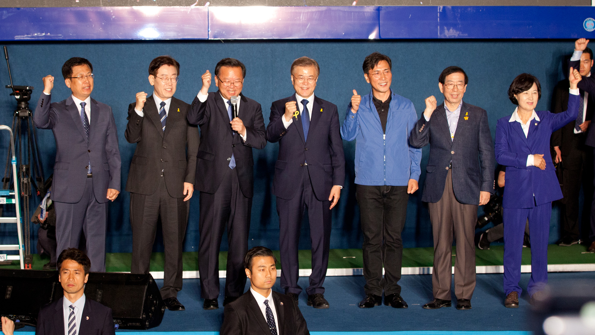 문재인;당선;광화문;세종로;당선인사