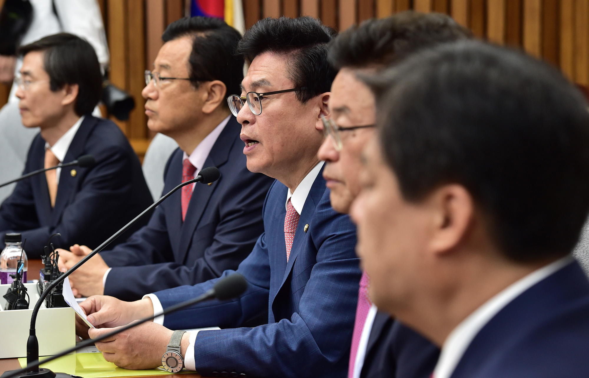 정치;국회;자유한국당;원내대책회의;정우택