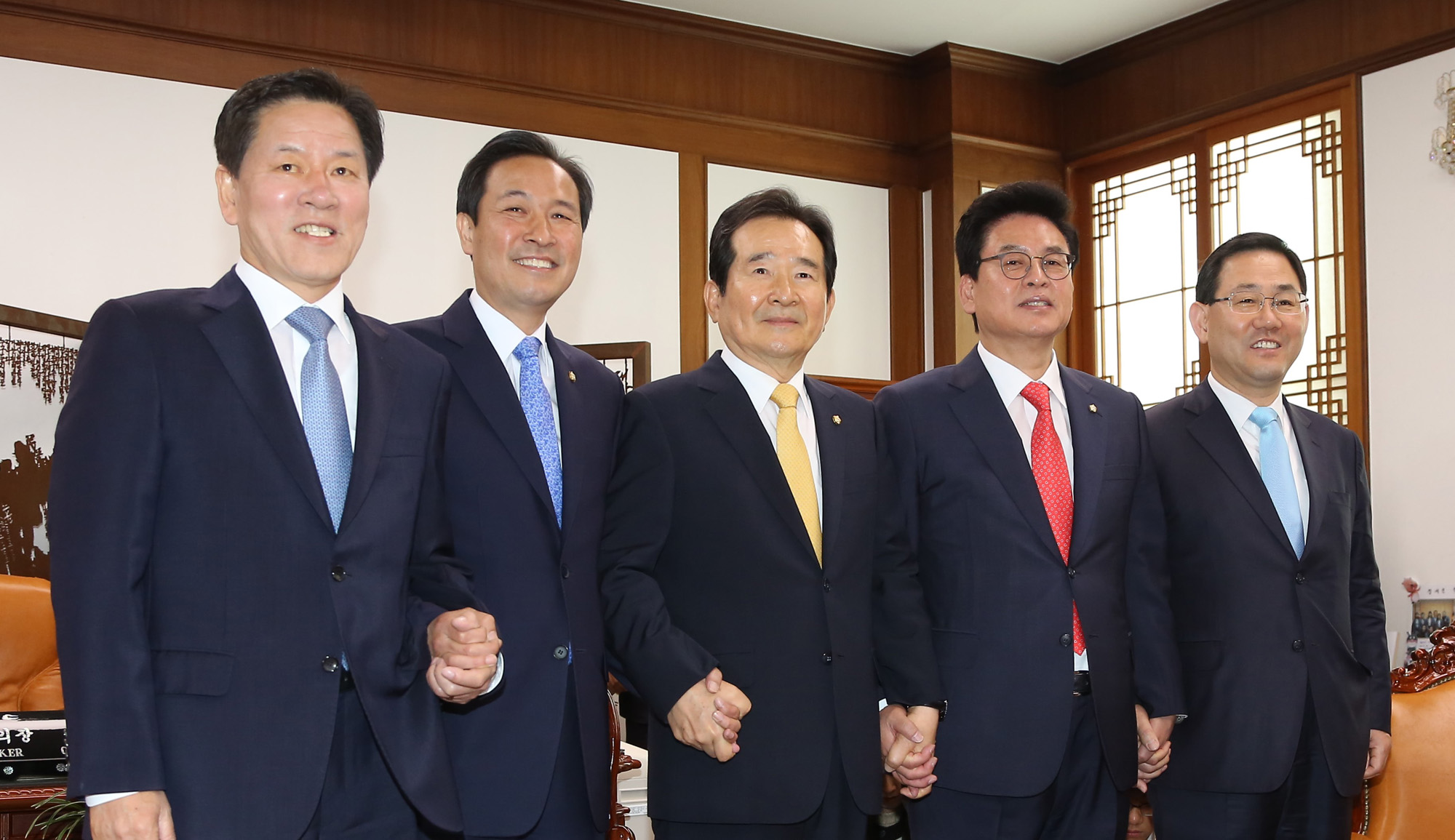 정치;국회;국회의장;4당원내대표