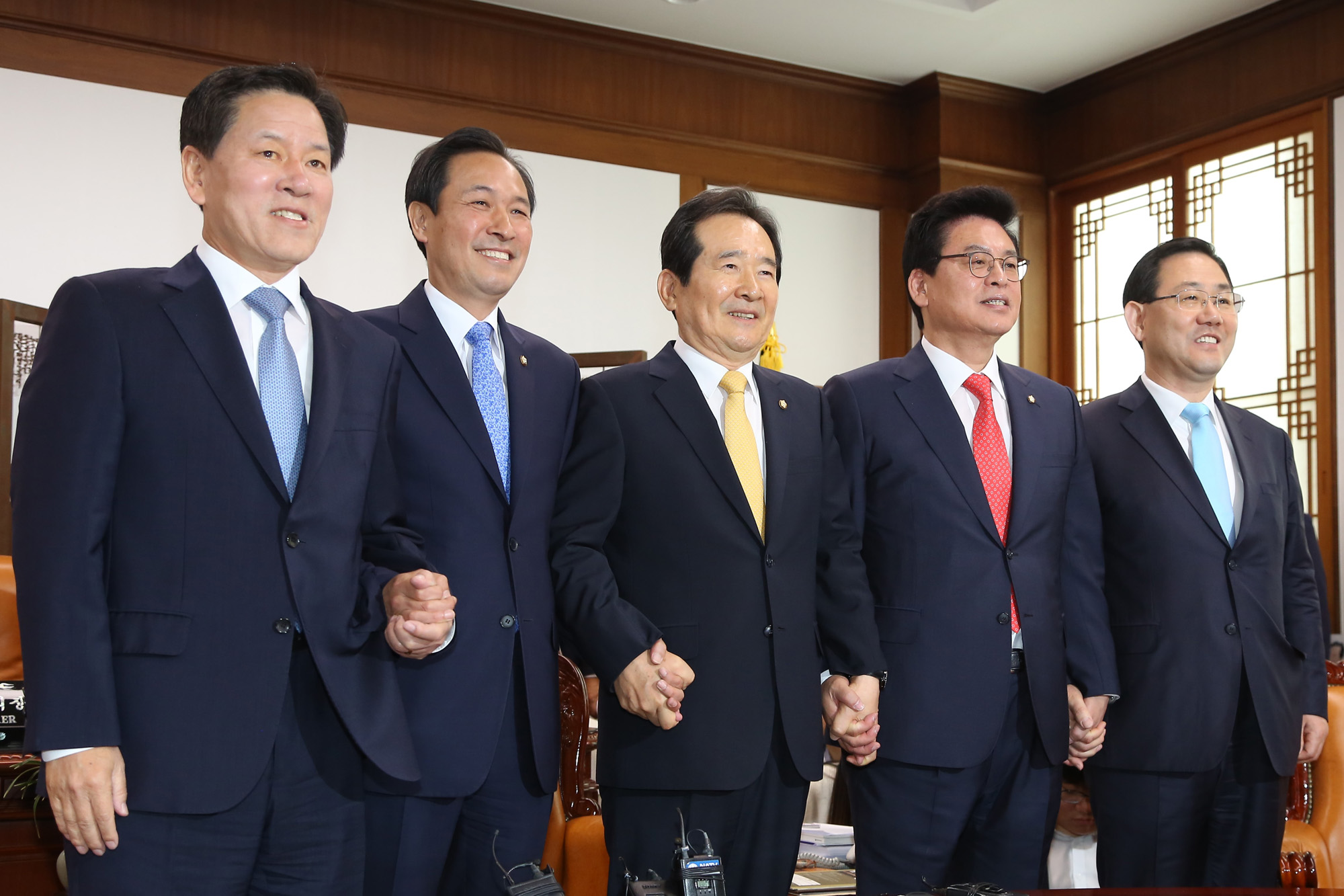 정치;국회;국회의장;4당원내대표