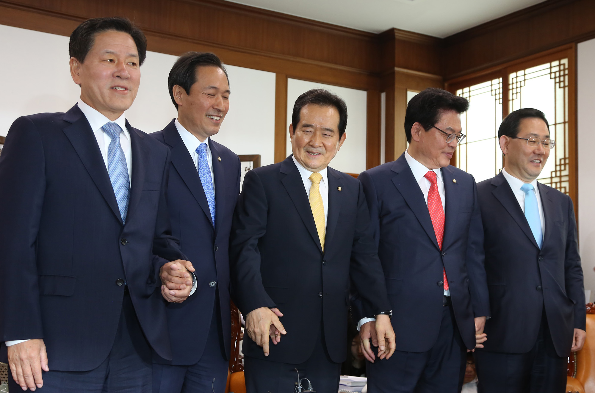 정치;국회;국회의장;4당원내대표