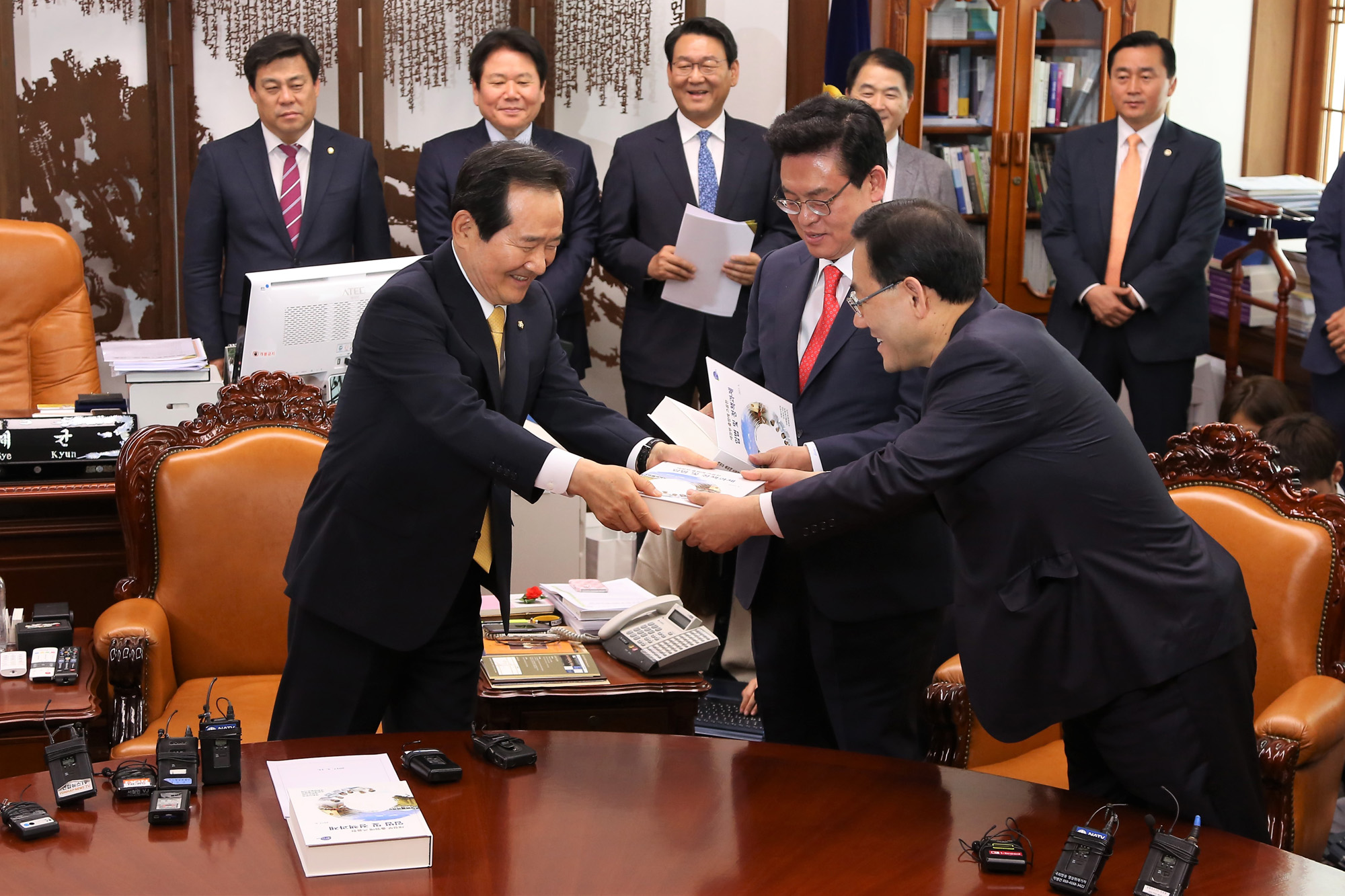 정치;국회;국회의장;4당원내대표