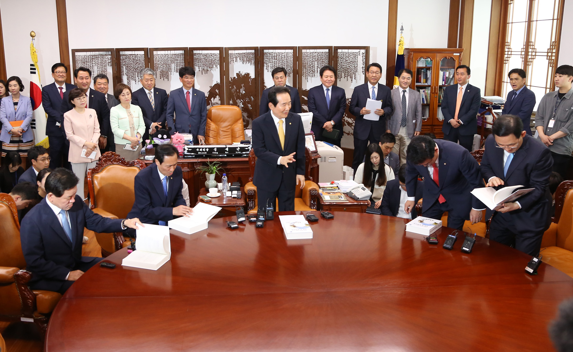 정치;국회;국회의장;4당원내대표