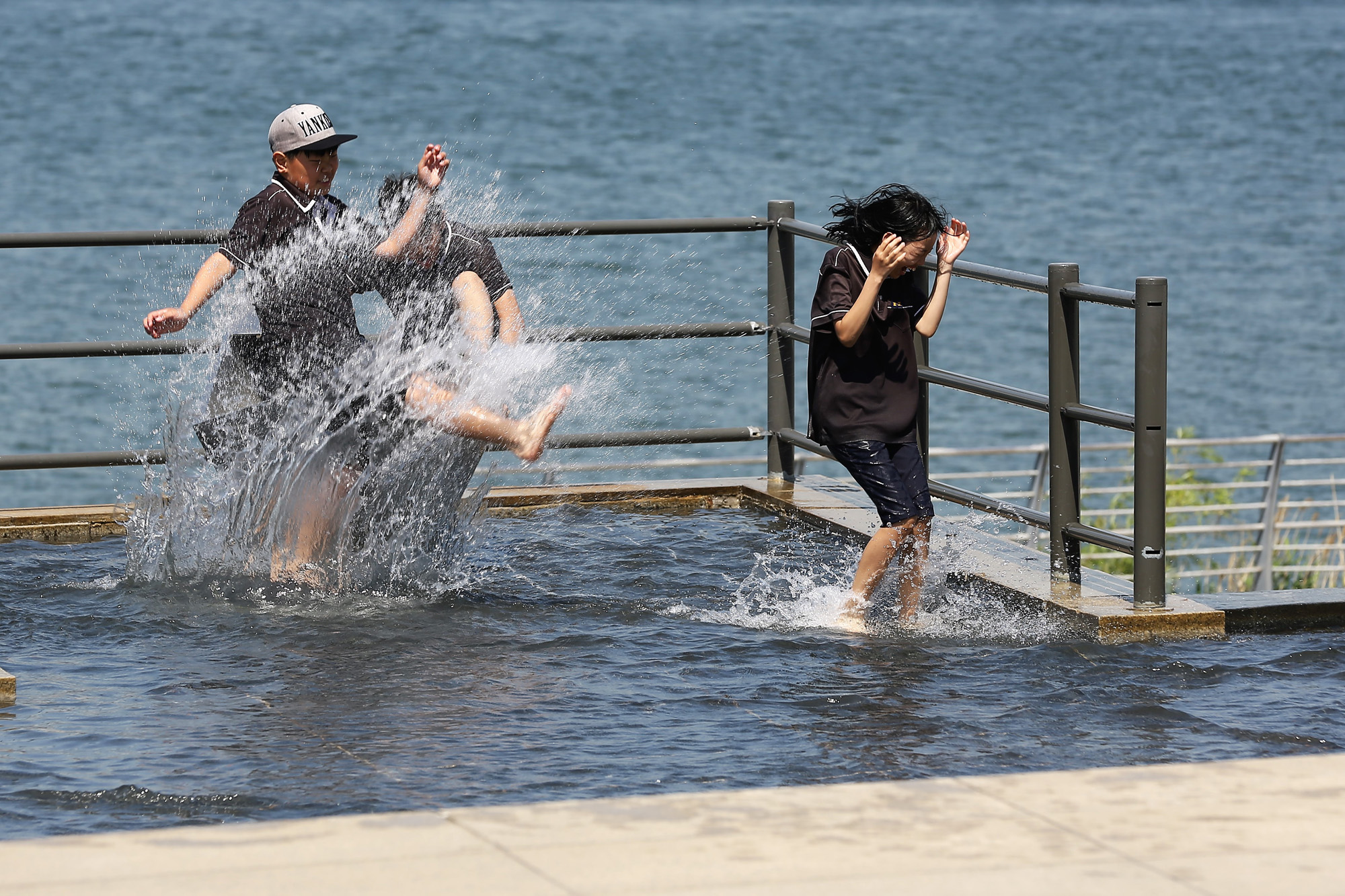 사회;날씨;무더위;여름날씨;여의도한강공원;물빛광장